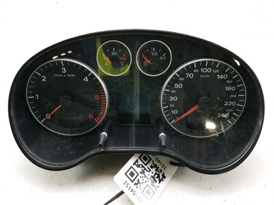 Odometer Used Audi A3 8P0920981 BX GPA