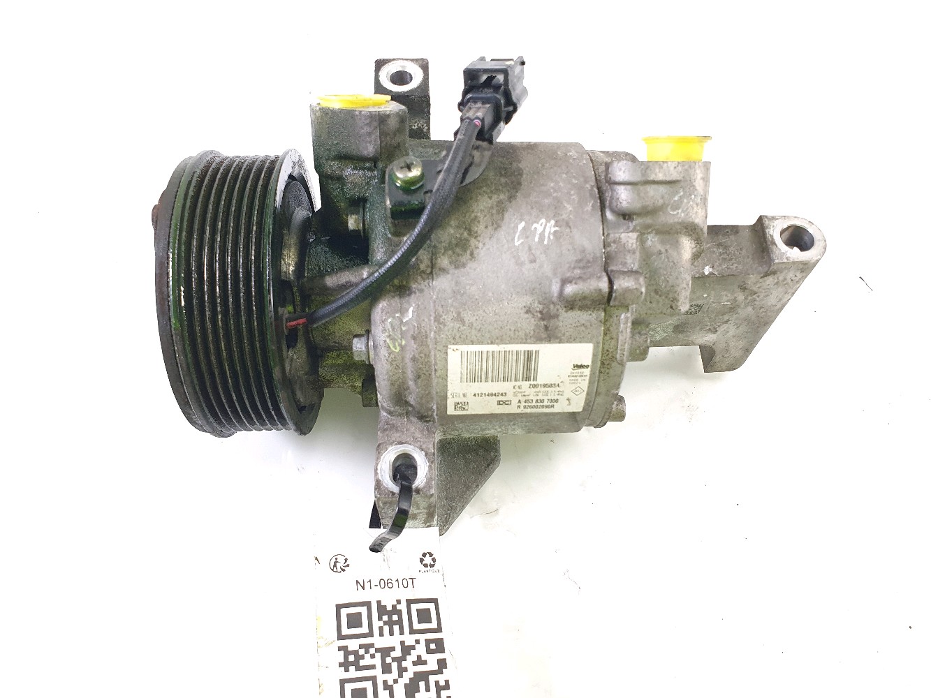 Compresseur de climatisation SMART FORFOUR 2 1.0 71 réf. A4538307000 N1-0610T N1-0610T