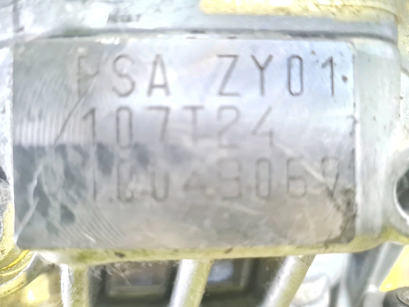 Moteur type ZYA CITROEN C3 4 T1-2046I T1-2046I [reference_2438723] 6