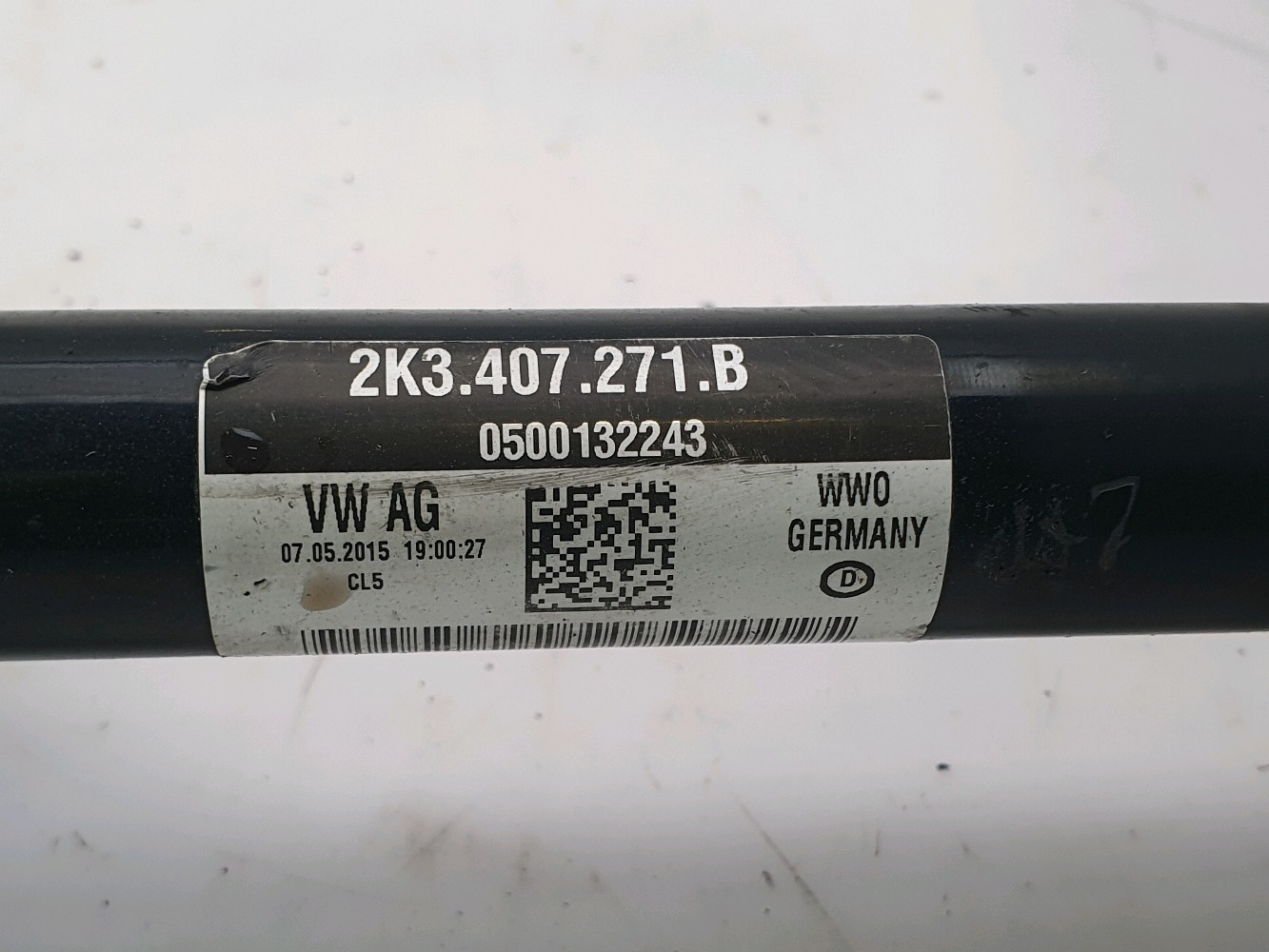 Cardan avant gauche VOLKSWAGEN CADDY 3 PH.2 réf. 2K3407271B S0-4740I S0-4740I