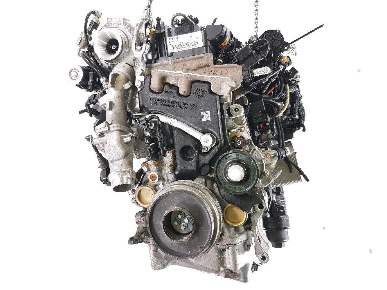 Moteur type B47C20B BMW SERIE 1 3 C0-5160C C0-5160C