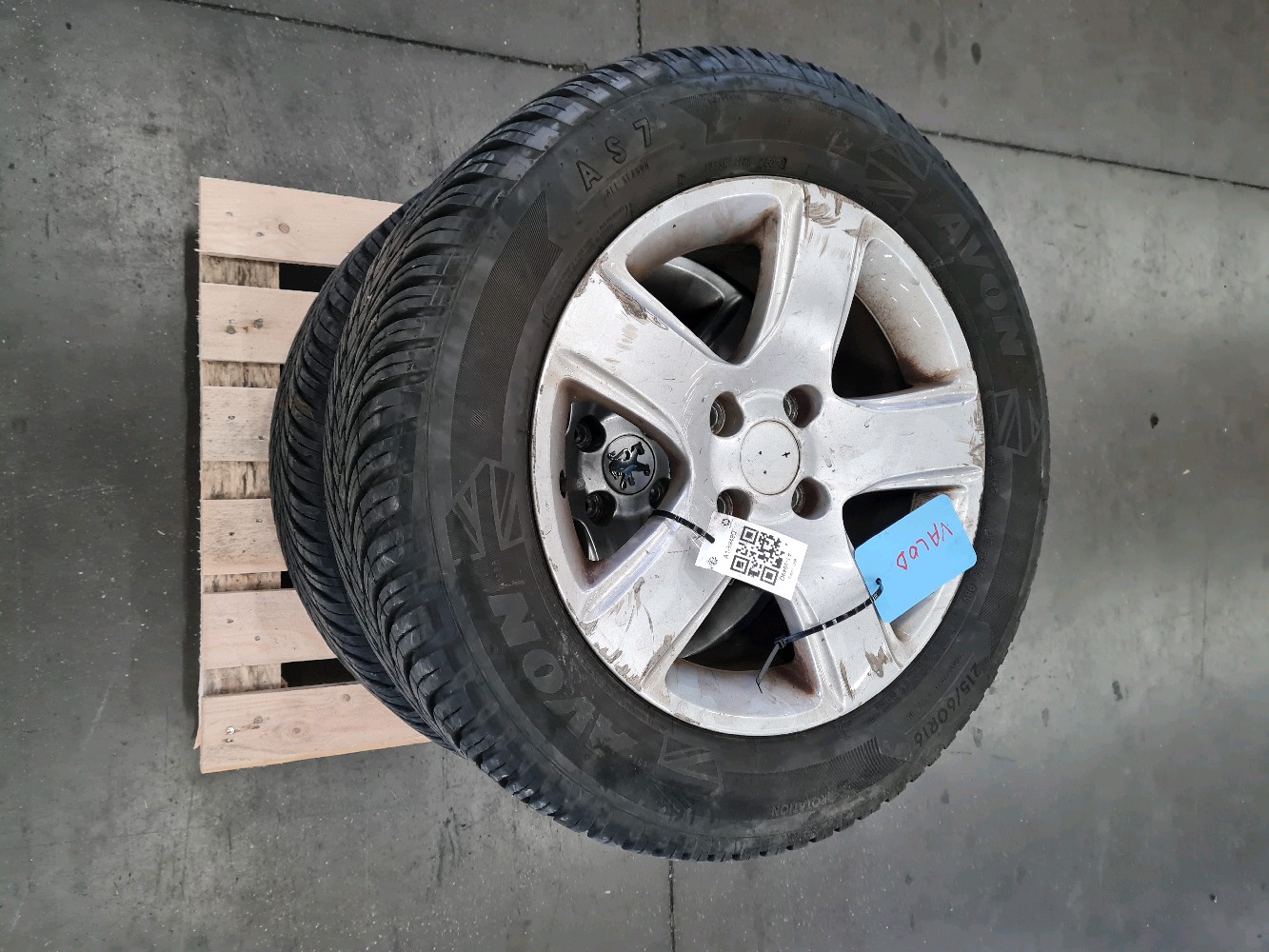 Roue complète lot de 2 arrière GPA-26-0046760 - PEUGEOT 3008 1 PH.1 2.0 HDI - A1-5949Q A1-5949Q