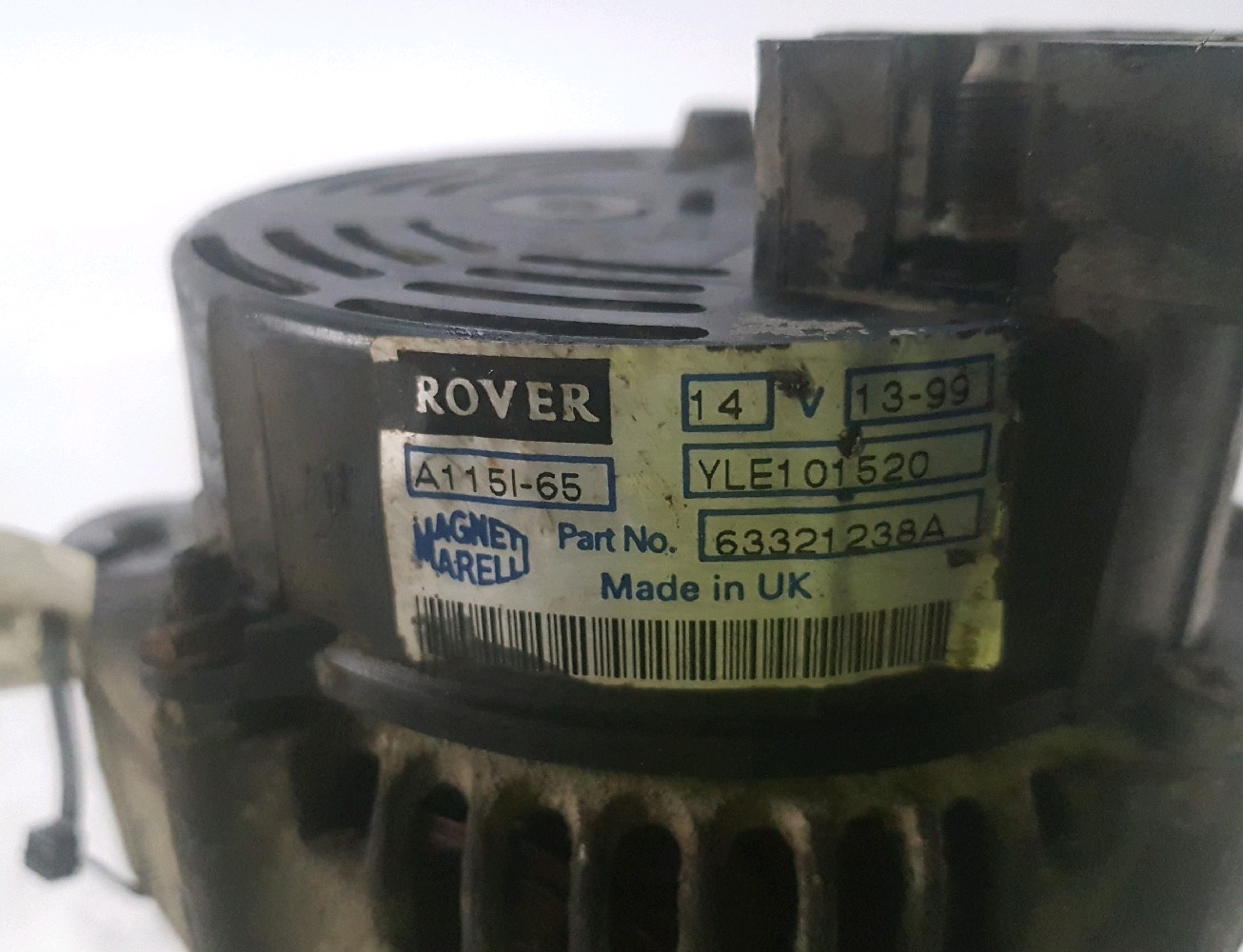 Alternateur ROVER SERIE 200 1.4I 16V réf. YLE101520E W0-2506B W0-2506B [reference_1327465] 4