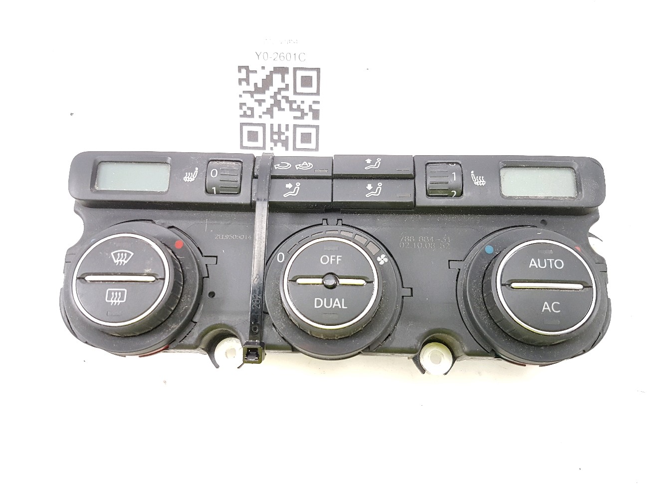 Commande de chauffage 1K0907044DA - VOLKSWAGEN SCIROCCO 3 PH.1 2.0 TSI - Y0-2601C Y0-2601C