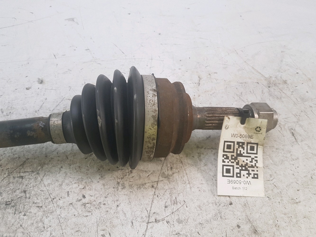 Cardan avant gauche CITROEN C-ELYSEE PH.2 réf. 9816308980 W0-5069E W0-5069E [reference_1318887] 2