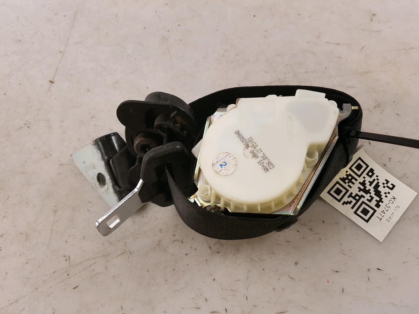 Ceinture arrière gauche JAGUAR XF 1 PH.2 réf. C2Z13100AMS K0-3747T K0-3747T [reference_1328854] 2