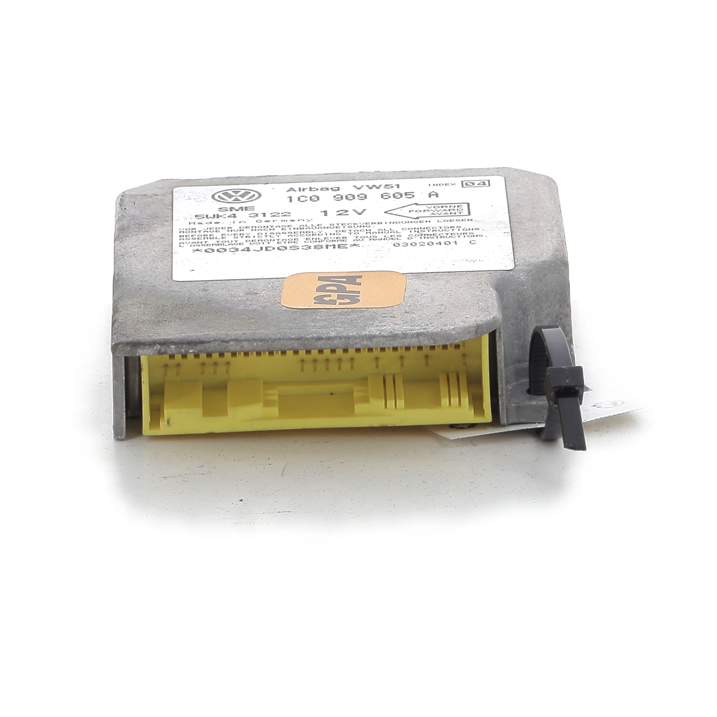 Calculateur d'airbag 1C0909605T027 - VOLKSWAGEN BORA TDI - A0-0433M A0-0433M