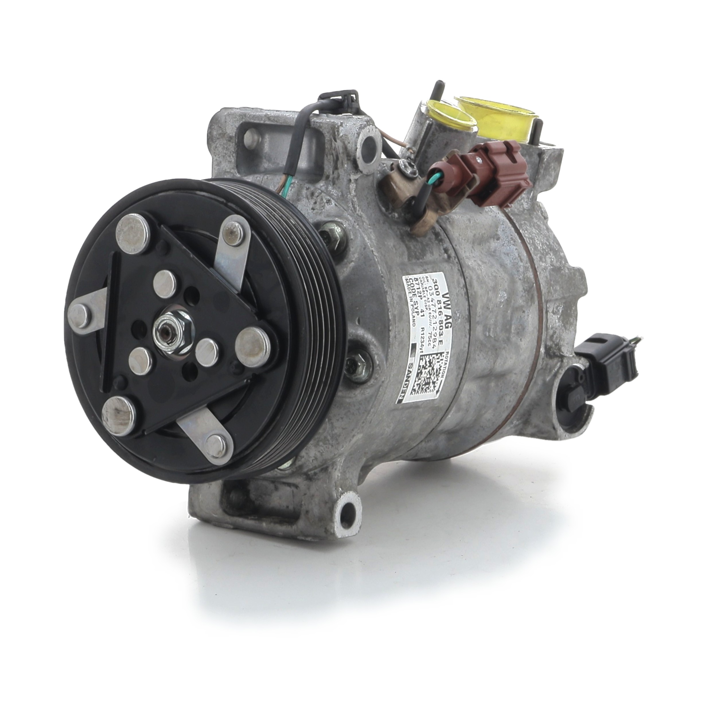 Compresseur de climatisation VOLKSWAGEN POLO 6 PH.1 1.0 TSI réf. 3Q0816803D A0-6176G A0-6176G