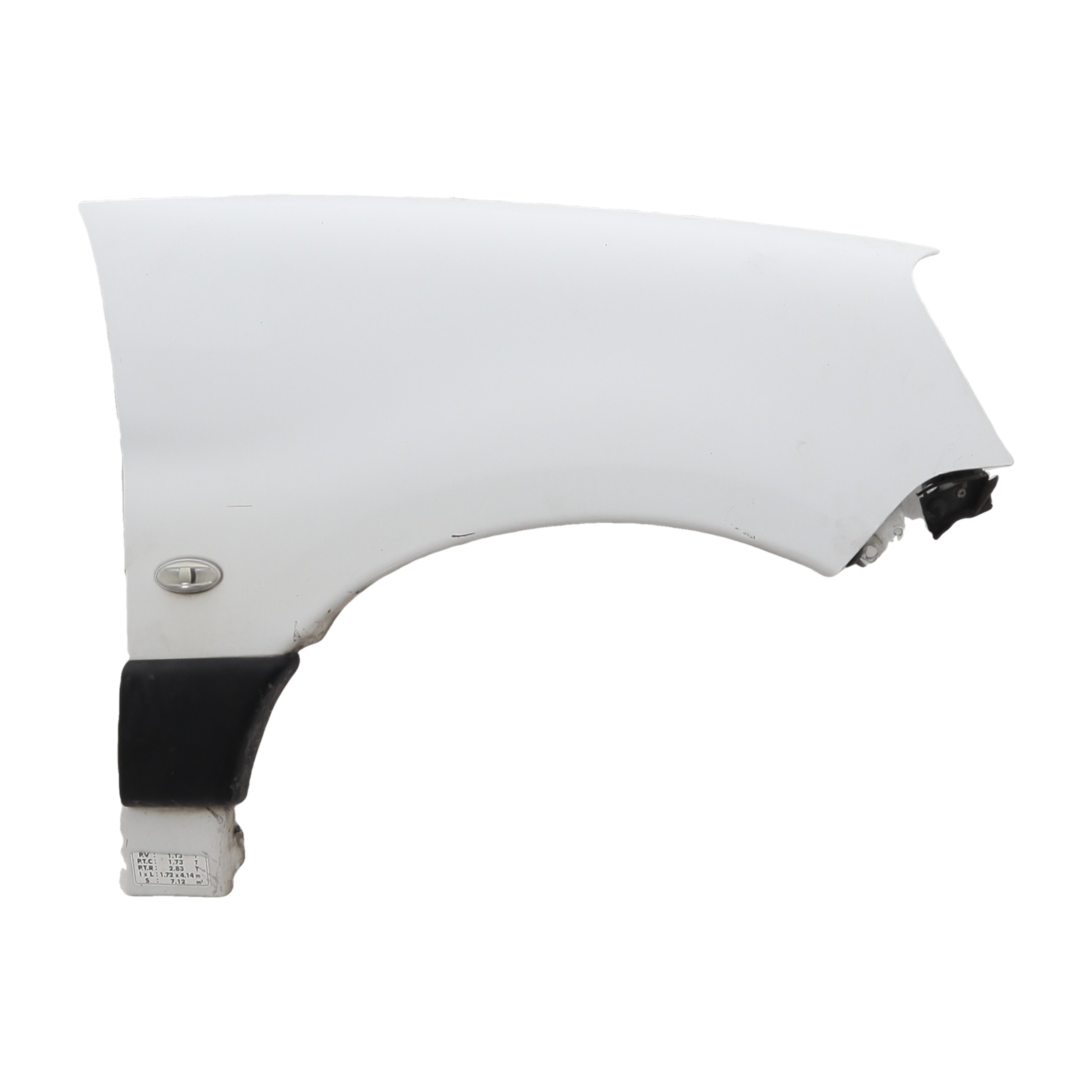 Aile avant droite CITROEN BERLINGO 1 PH.2 9824691280 A1-3310G A1-3310G [reference_70169]