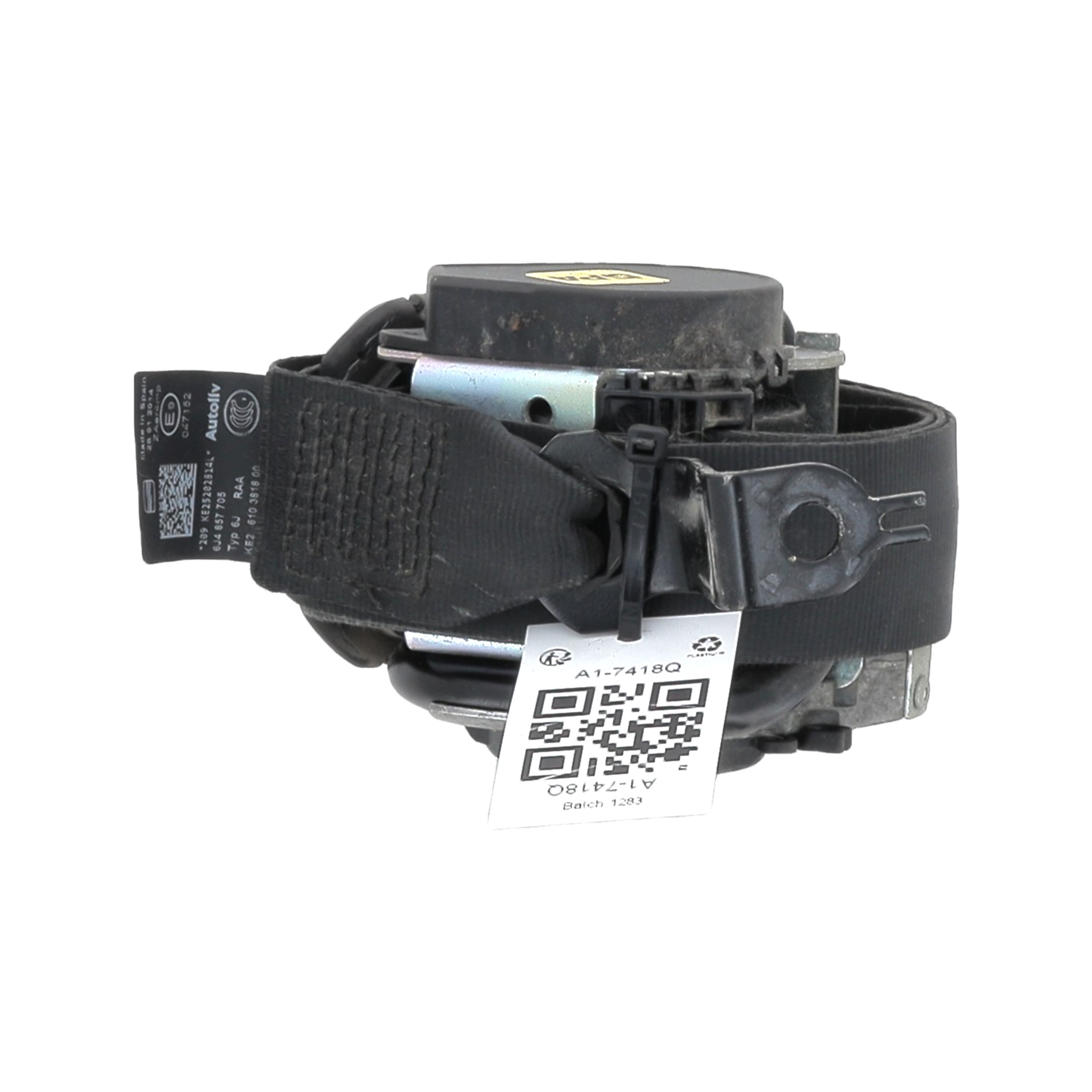 Ceinture avant gauche SEAT IBIZA 4 PH.1 réf. 6J4857705RAA A1-7418Q A1-7418Q