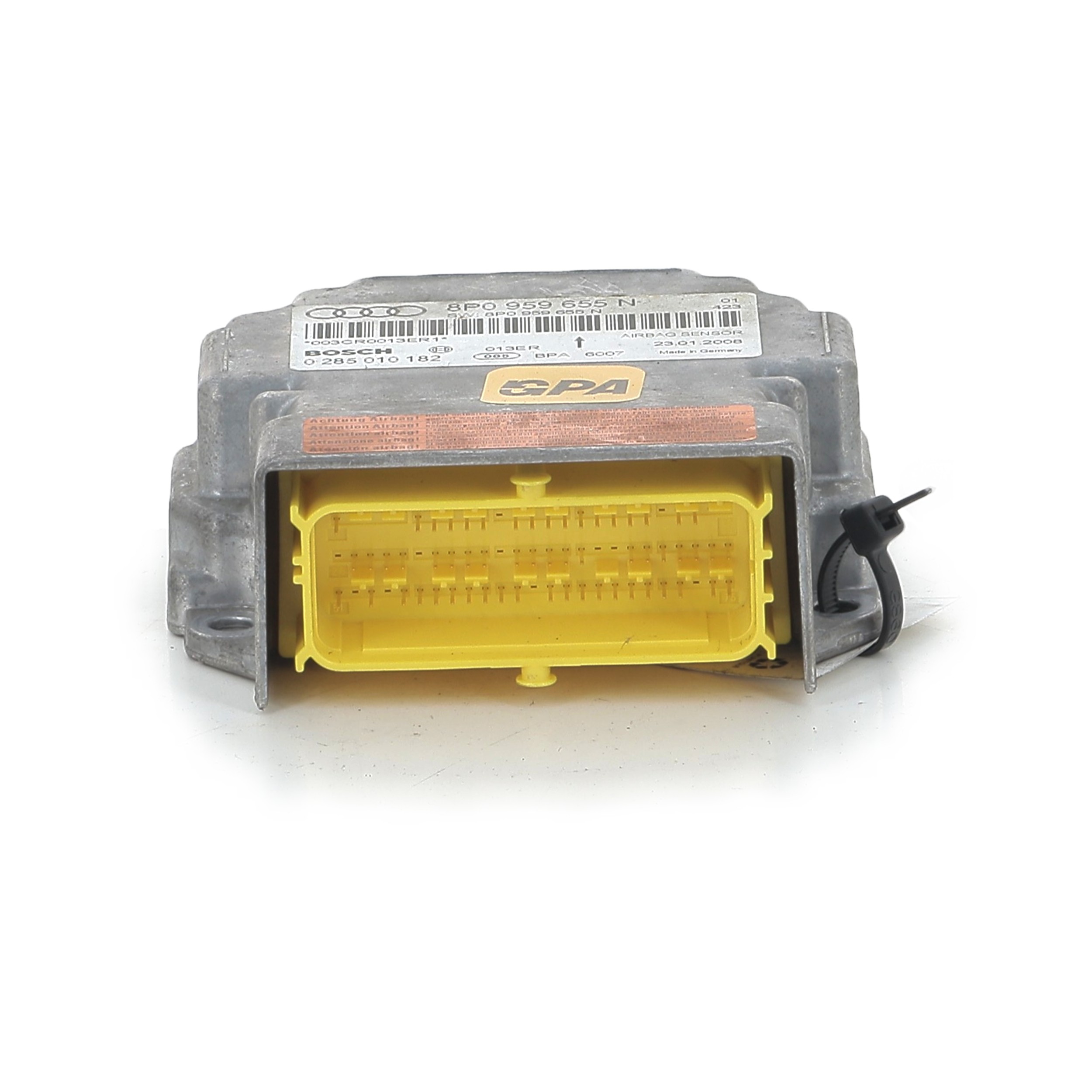 Calculateur d'airbag 8P0959655N - AUDI A3 2 PH.1 TDI - B1-1587U B1-1587U