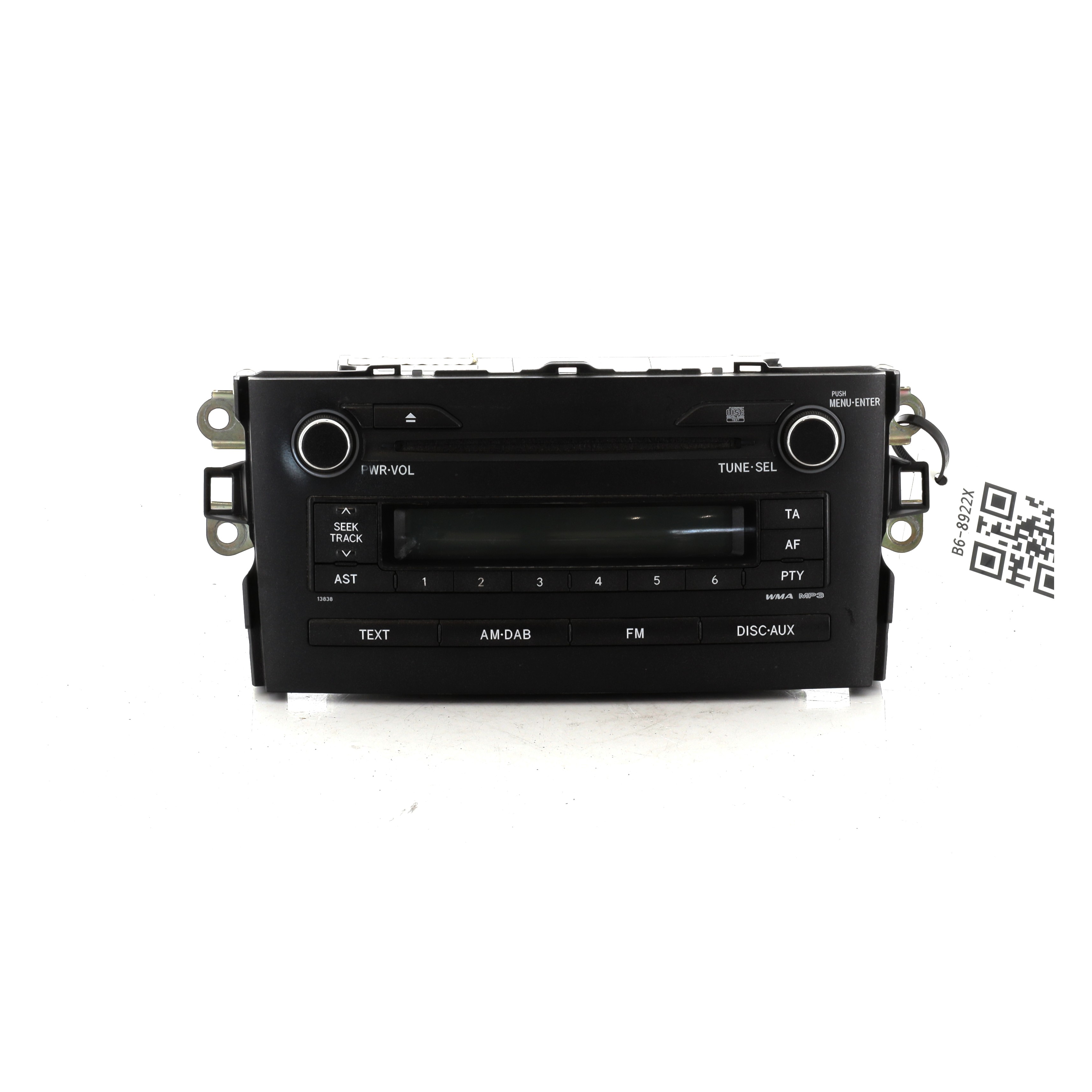 Poste Multimédia TOYOTA AURIS 1 PH.2 B6-8922X B6-8922X