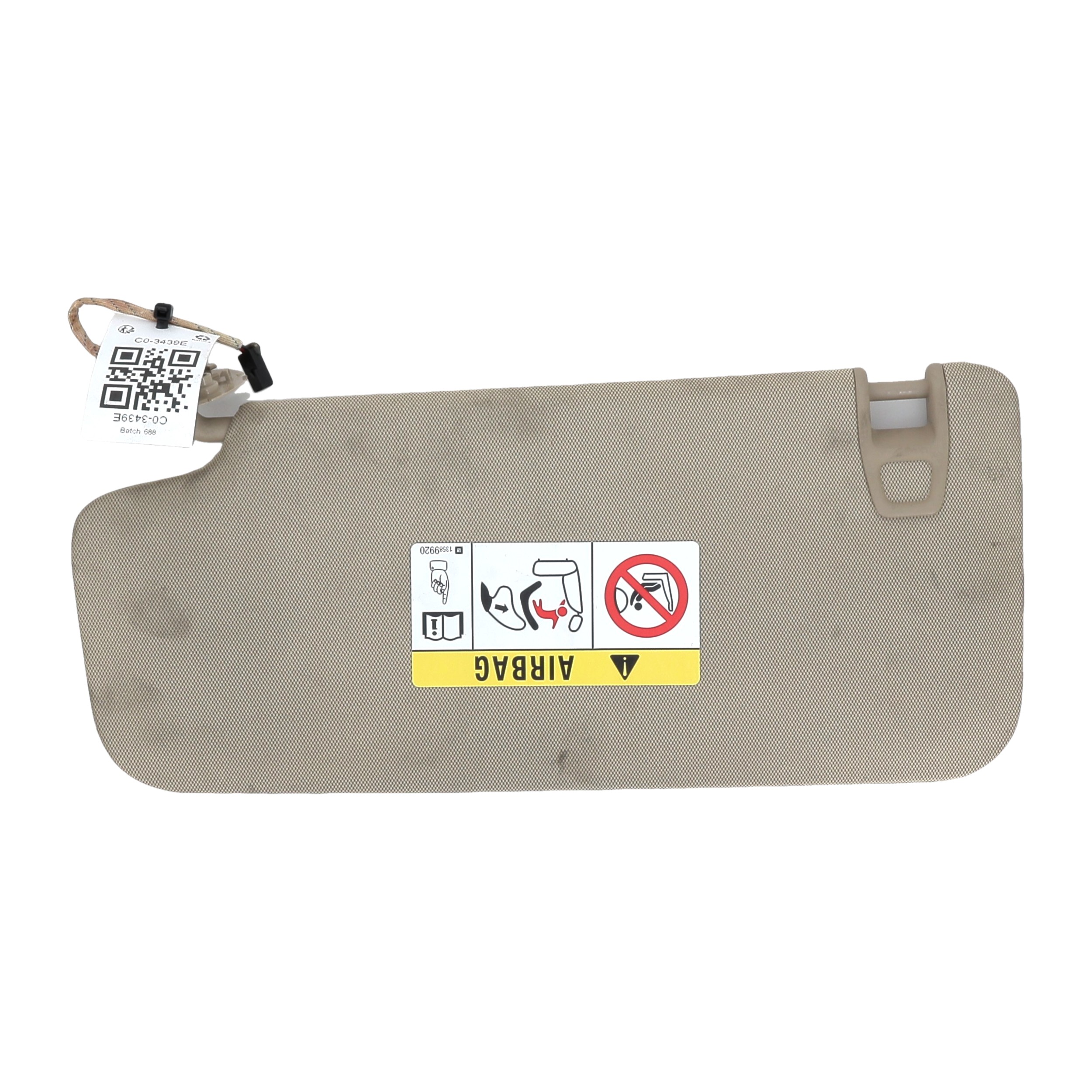 Pare-soleil droit 95430386 - OPEL MOKKA 1 PH.1 1.6 CDTI - C0-3439E C0-3439E