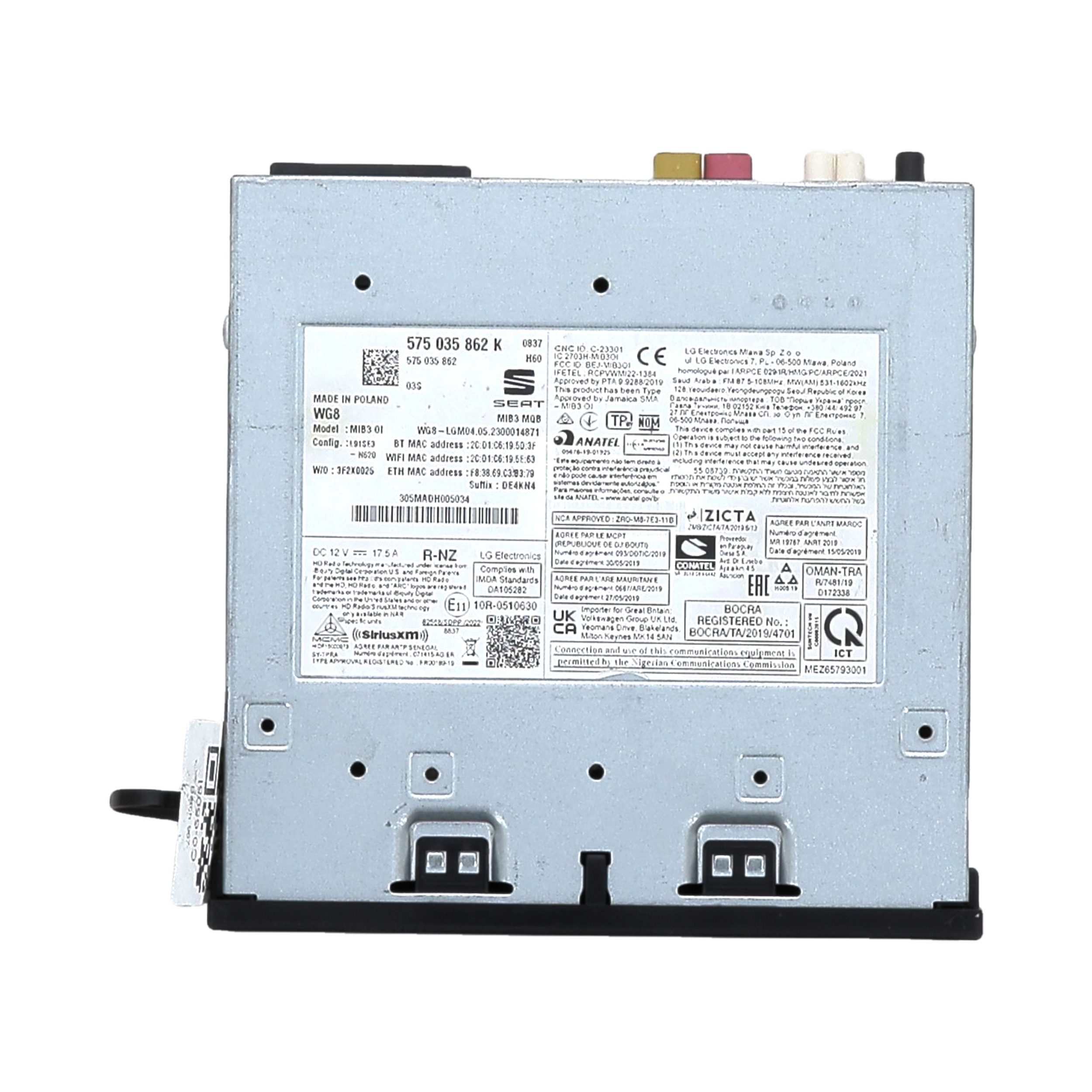 Poste Multimédia SEAT ATECA PH.2 C0-6505I C0-6505I [reference_2453526] 3
