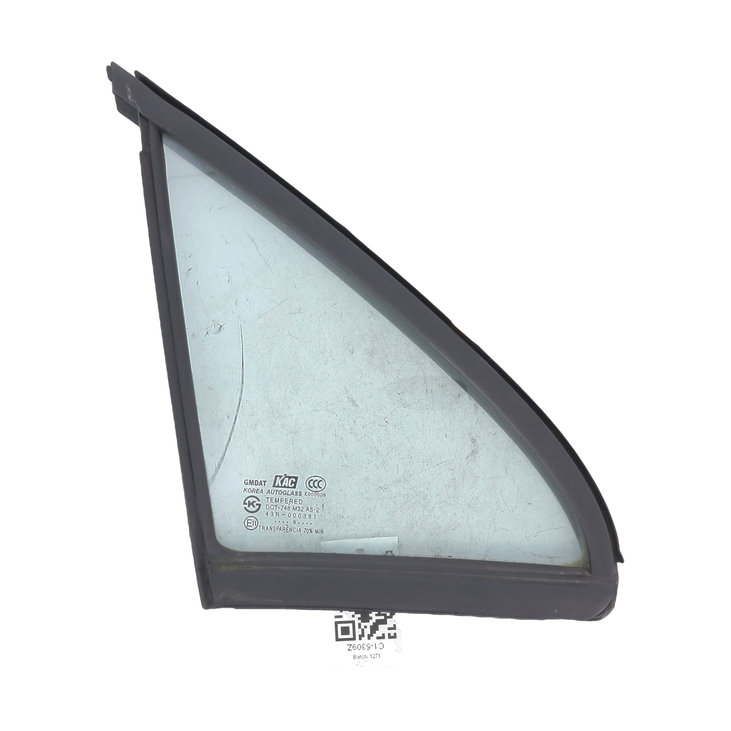 Vitre de custode avant droite 96601499 - CHEVROLET MATIZ 2 -NS1K_TYPE - C1-5309Z C1-5309Z