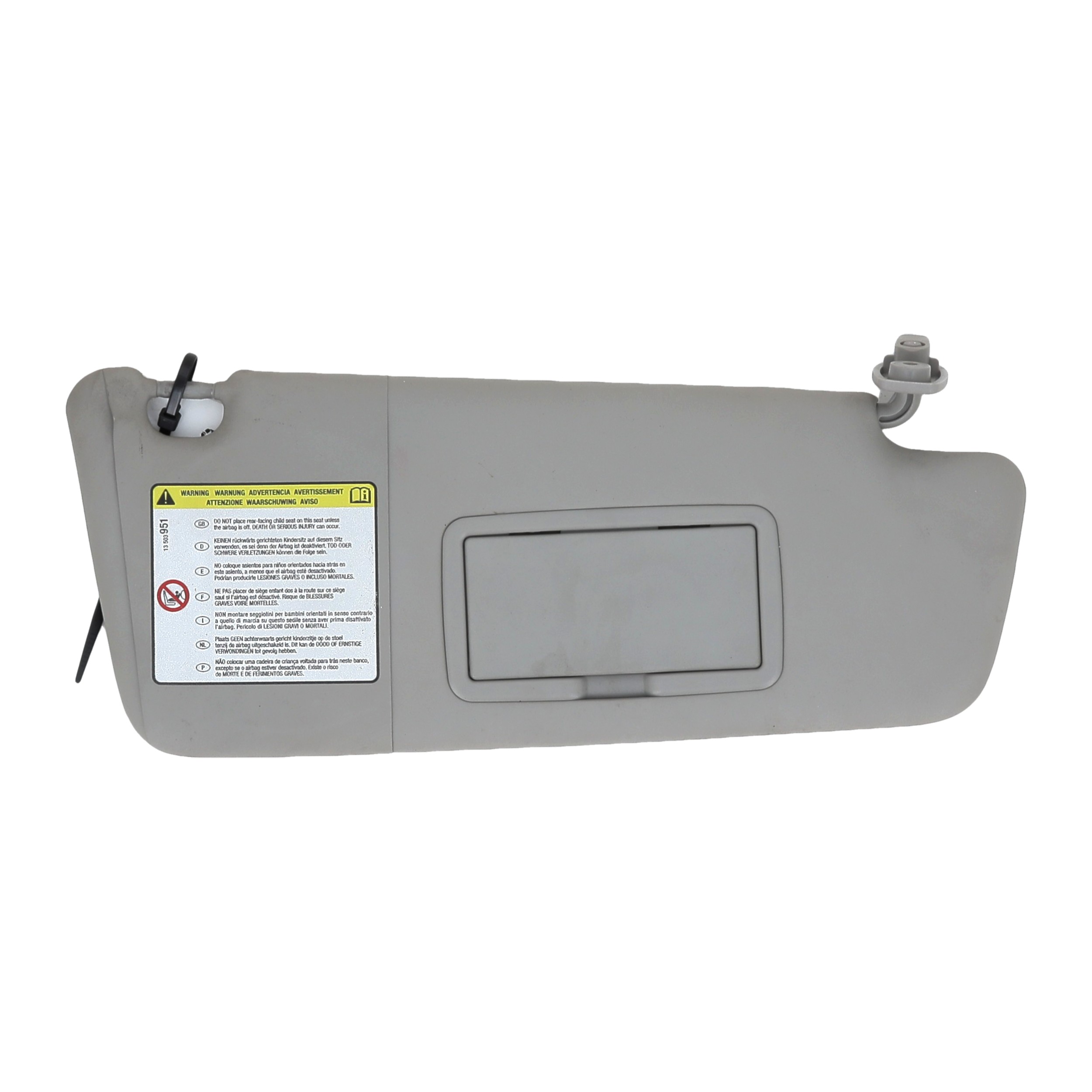 Pare-soleil droit 13305545 - OPEL MERIVA B PH.1 1.3 CDTI - E1-1819T E1-1819T