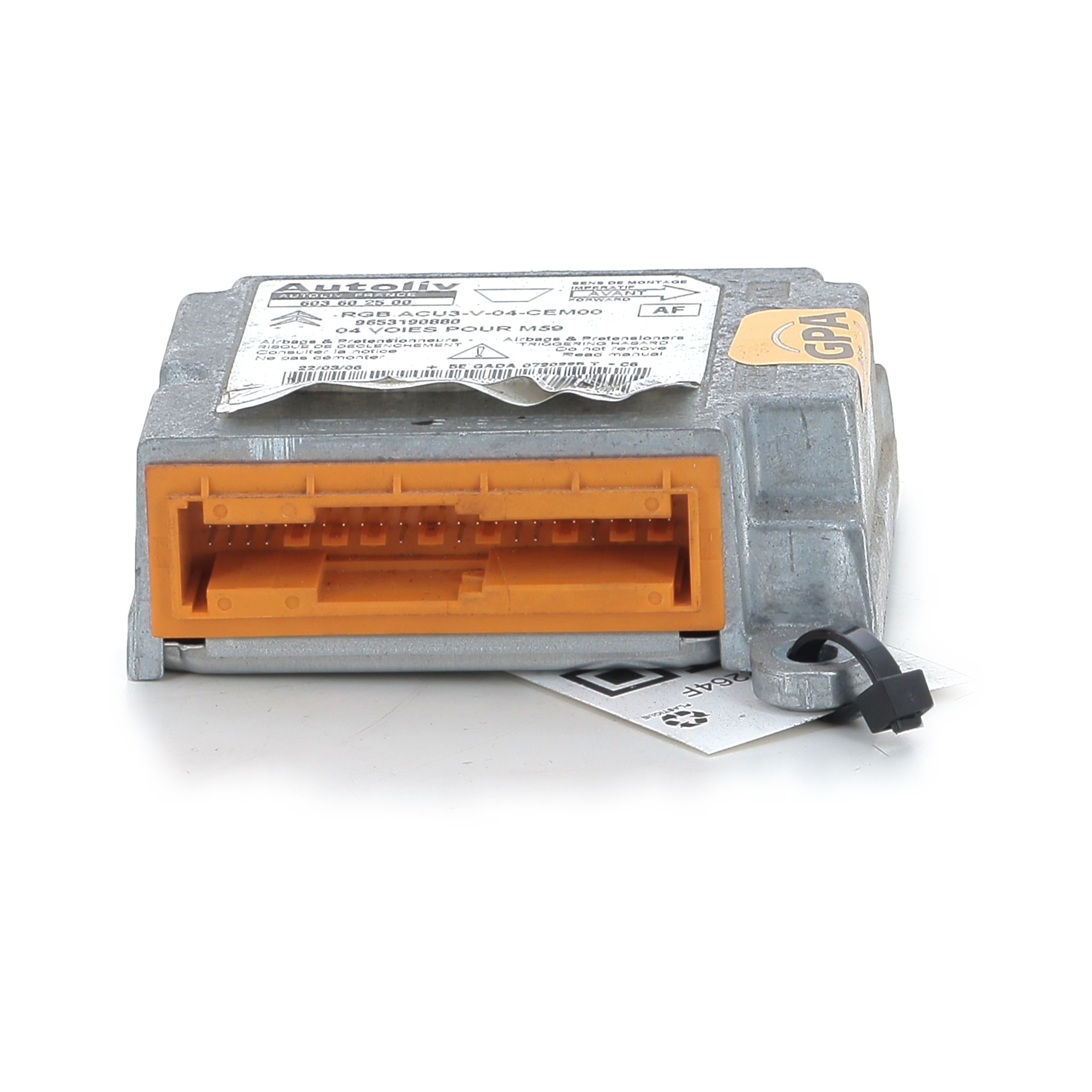 Calculateur d'airbag 9828499880 - CITROEN BERLINGO 1 PH.2 -NS1K_TYPE - E1-2264F E1-2264F