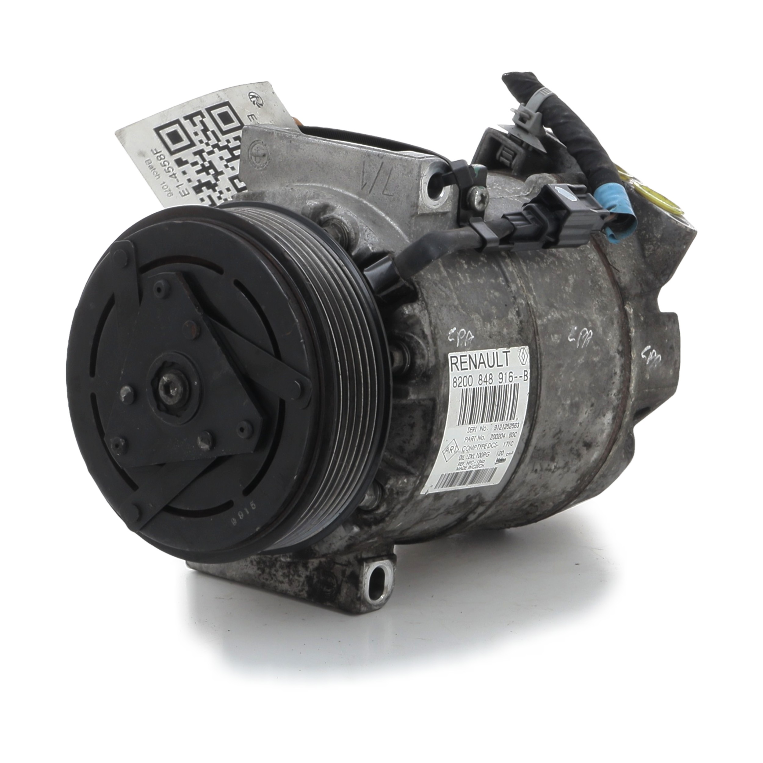 Compresseur de climatisation RENAULT MASTER 3 PH.2 -NS1K_TYPE réf. 8200848916 E1-4558F E1-4558F