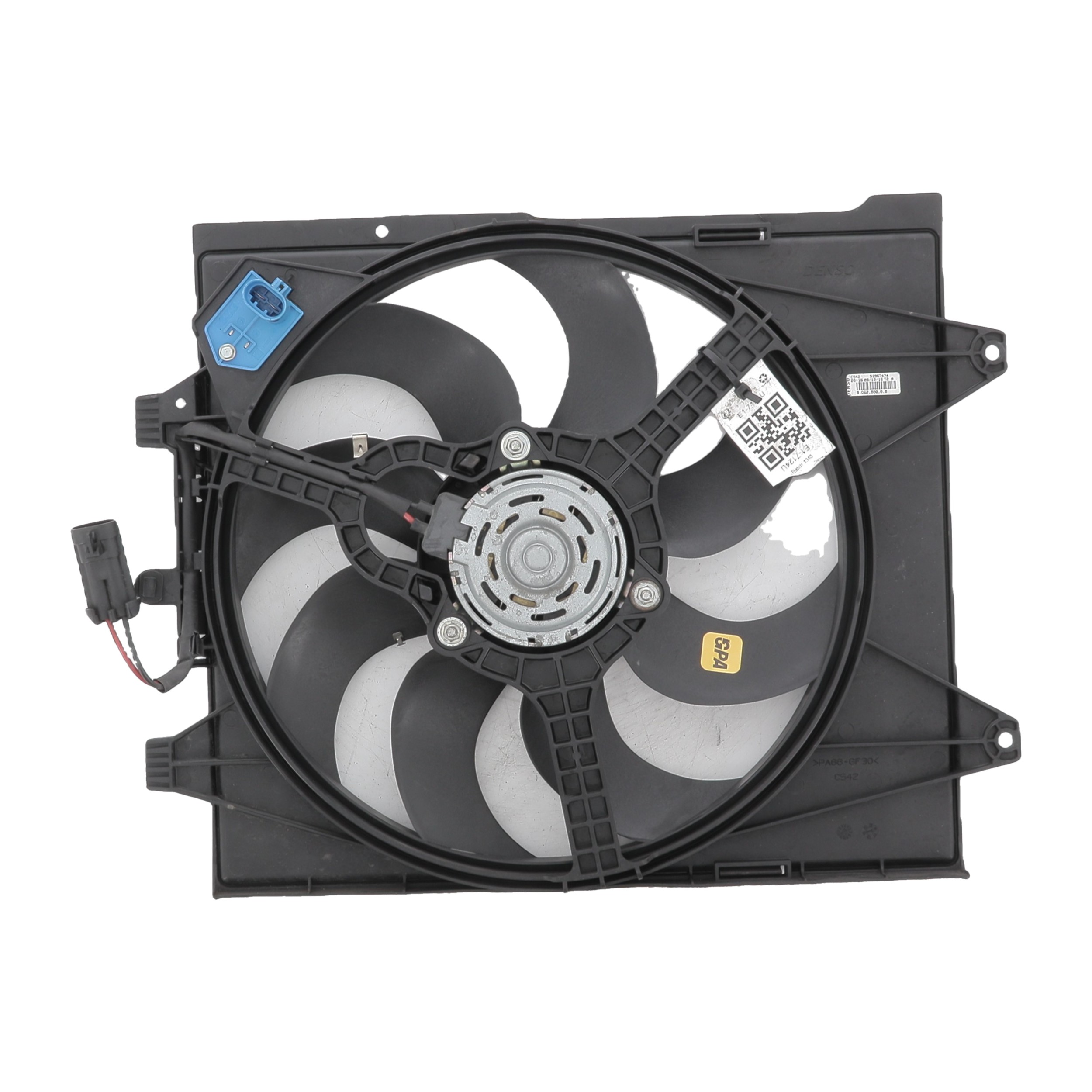 Groupe motoventilateur 52092165 - FIAT 500 2 PH.2 0.9T 85 - E1-7124U E1-7124U