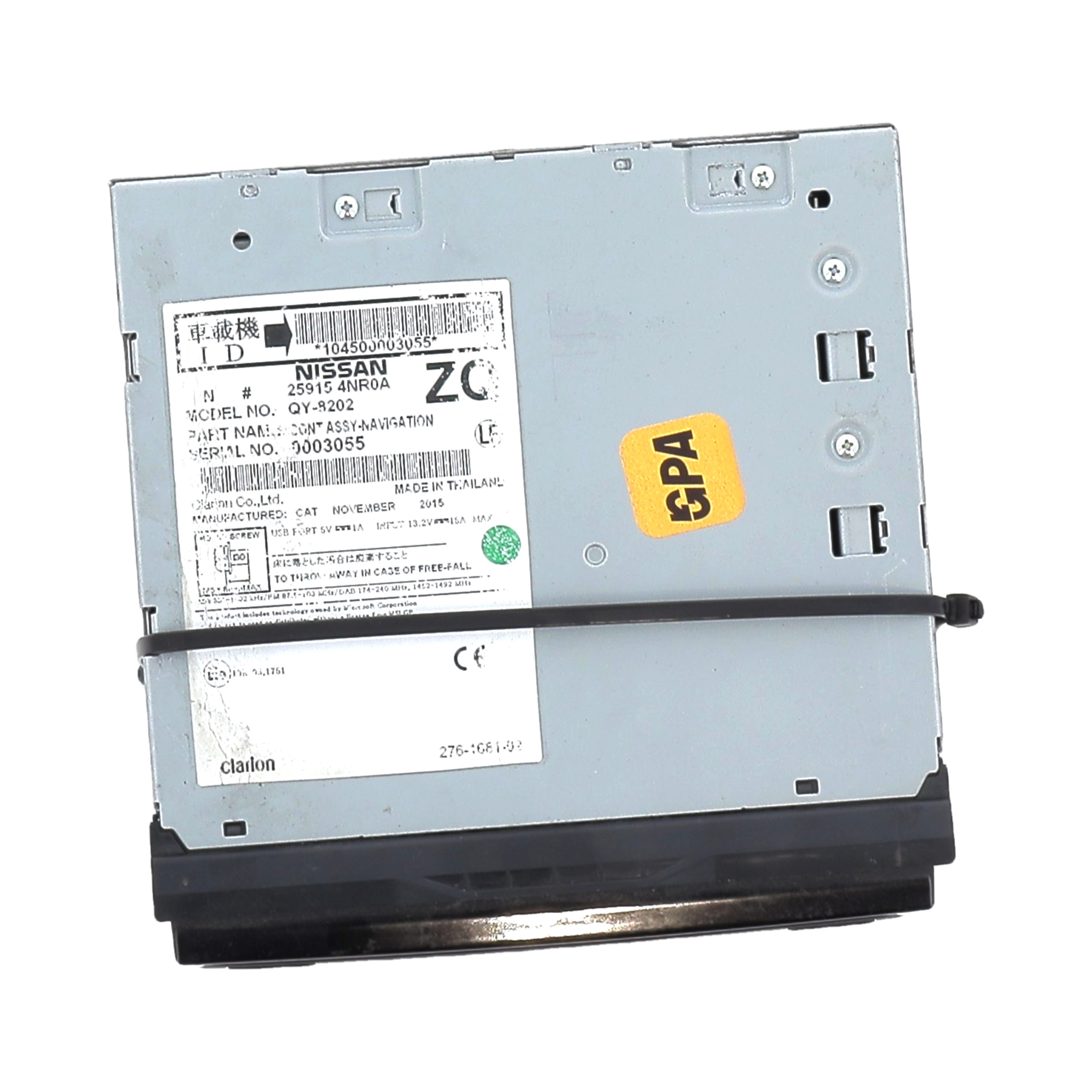 Poste Multimédia NISSAN LEAF 1 F1-3515J F1-3515J [reference_2454932] 2