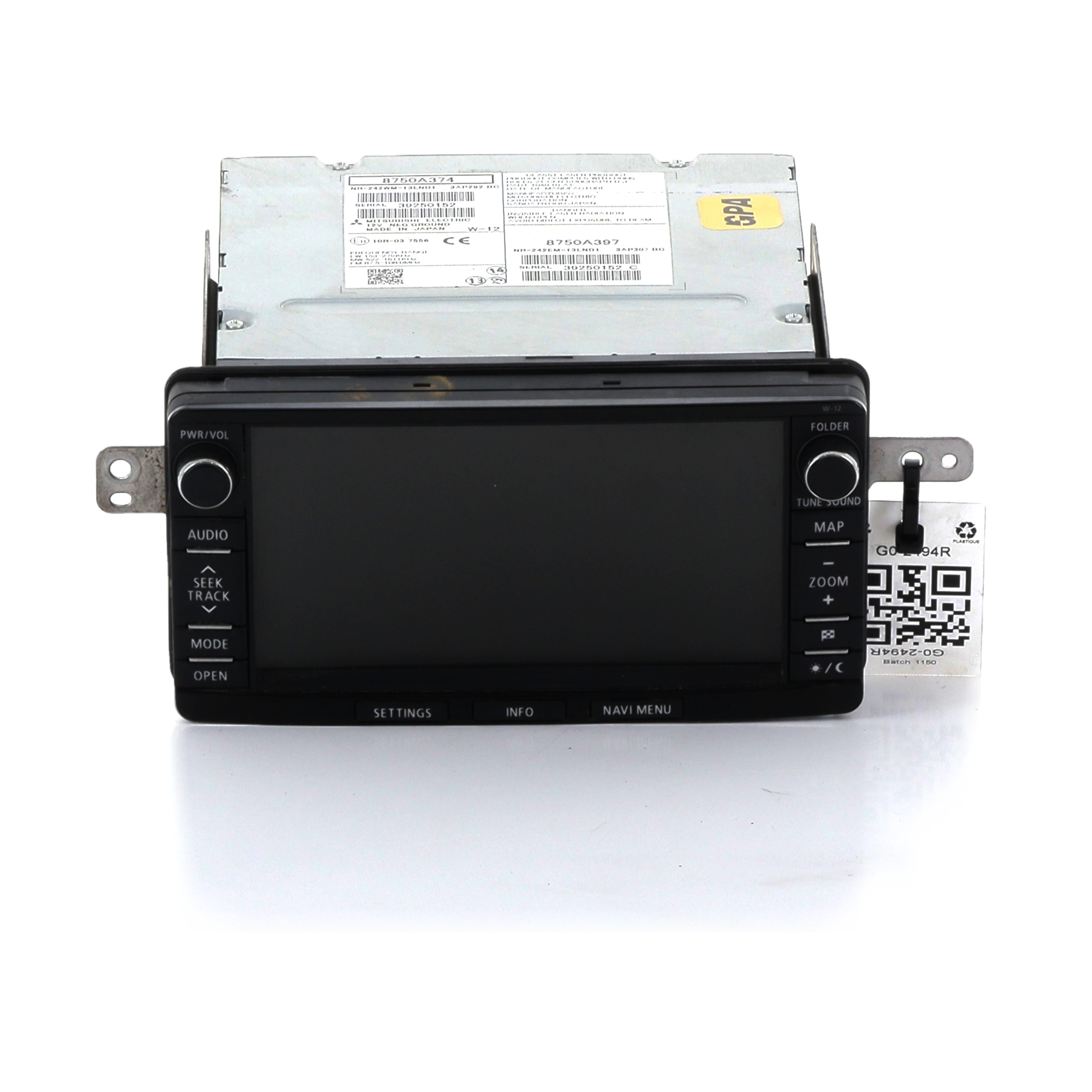 Poste Multimédia MITSUBISHI PAJERO G0-2494R G0-2494R