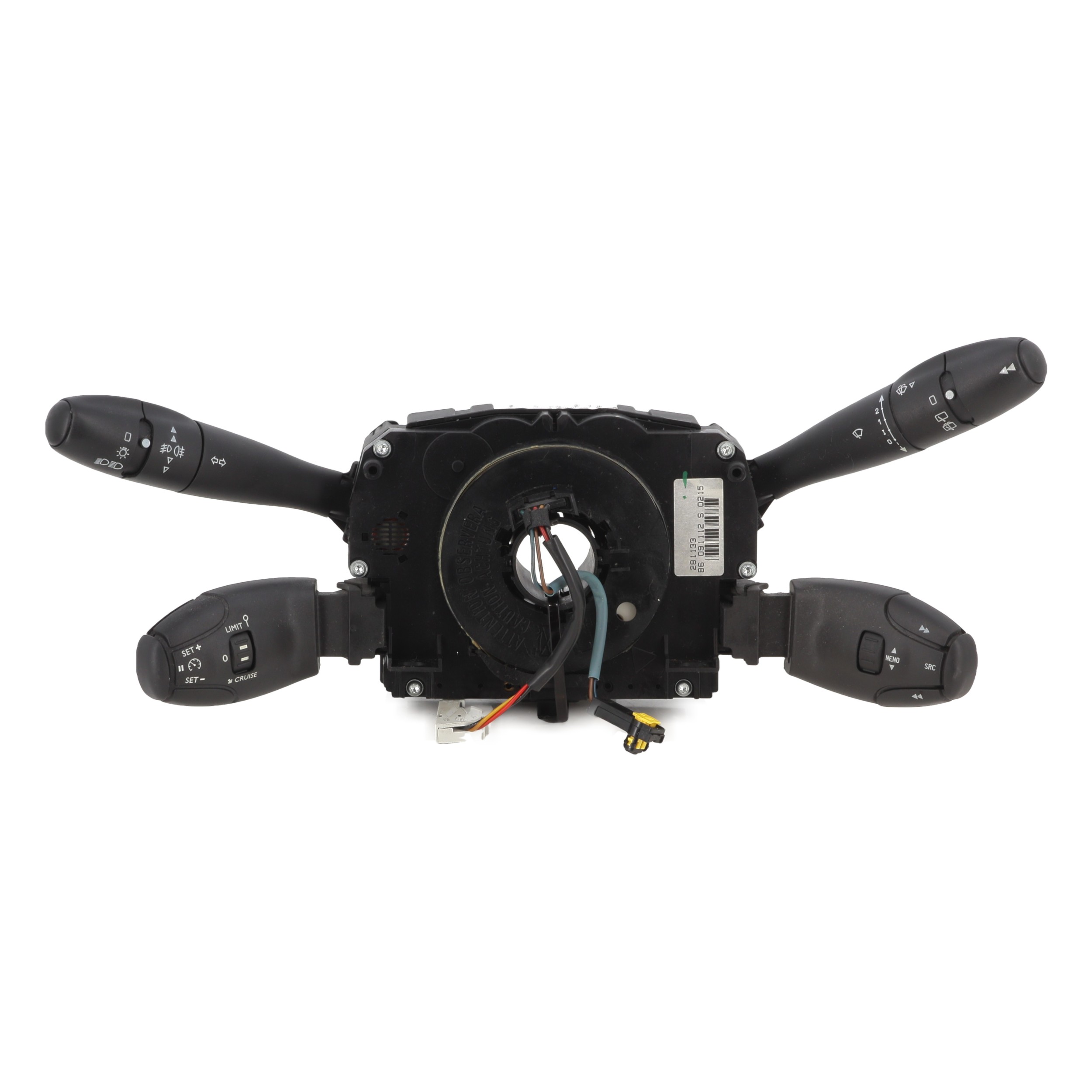 Commodo monobloc 6242YG - PEUGEOT 207 1.4 HDI - G0-9197M G0-9197M