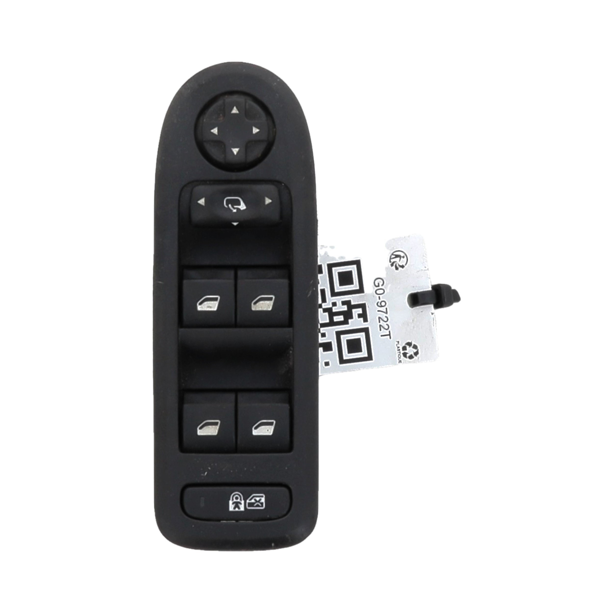 Platine de commande lève-vitre gauche 98026364ZD - PEUGEOT 508 1 PH.1 2.2 HDI - G0-9722T G0-9722T