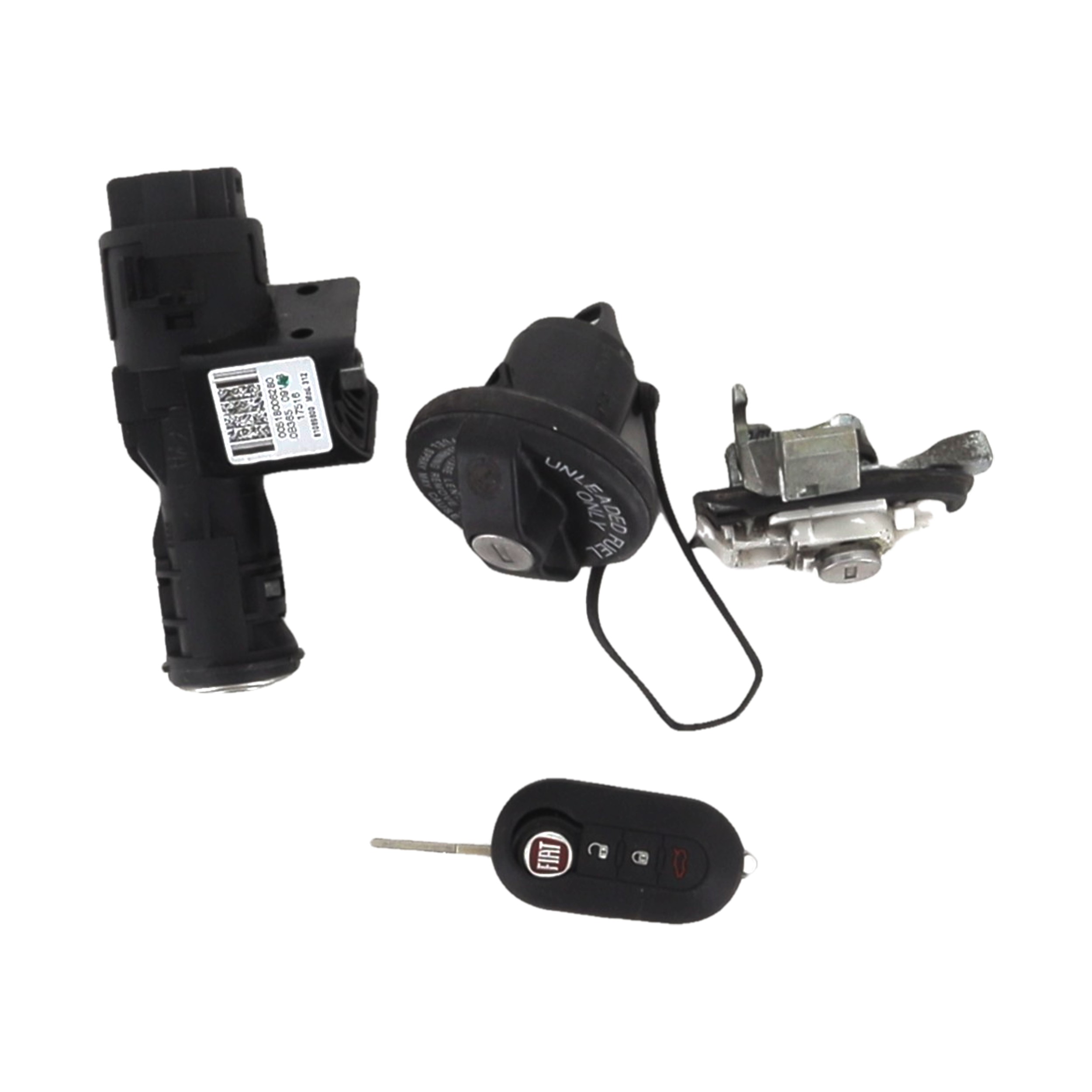 Neiman kit complet (barillet serrure clé) FIAT 500C 2 PH.2 G1-4560T G1-4560T