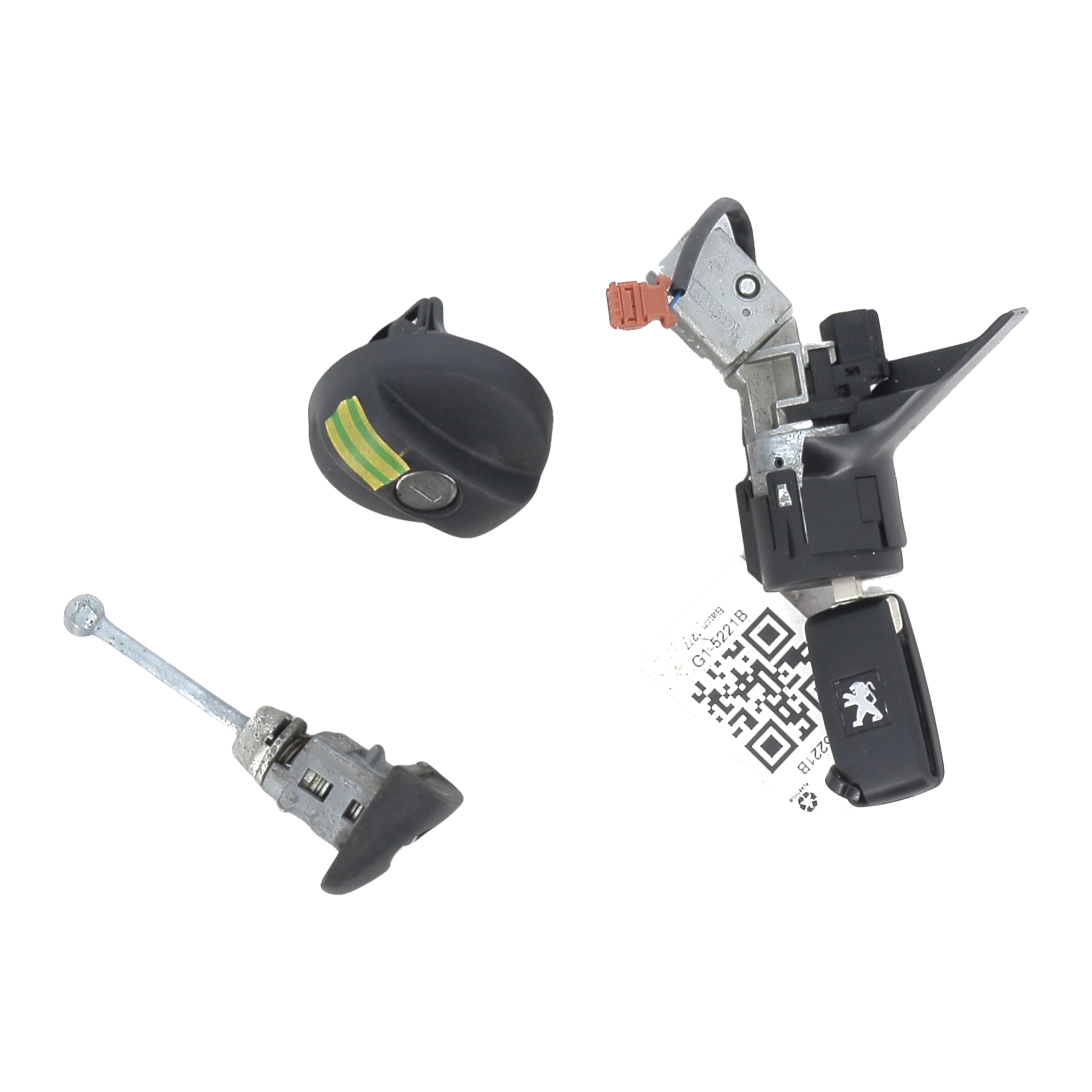 Neiman kit complet (barillet serrure clé) PEUGEOT 207 G1-5221B G1-5221B
