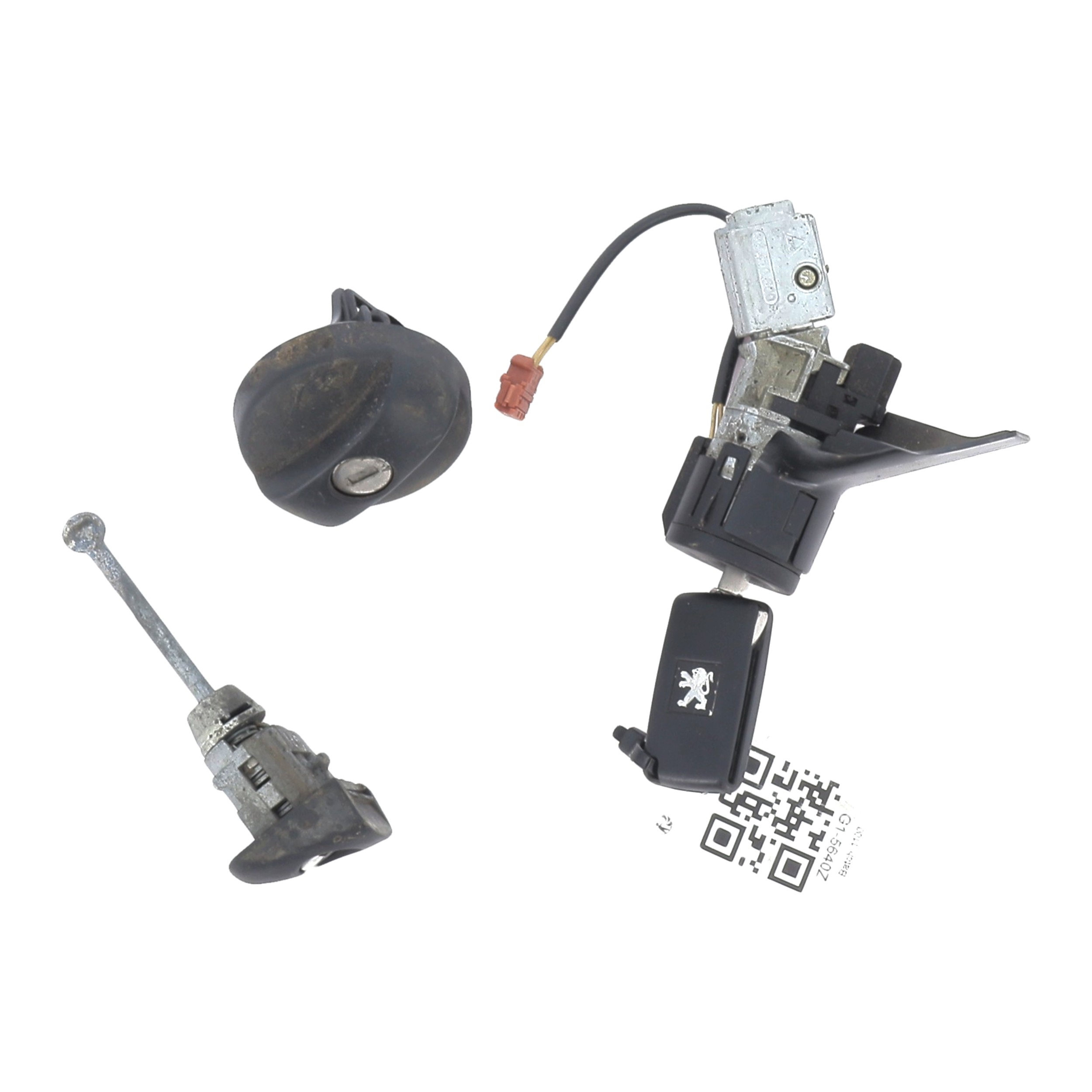 Neiman kit complet (barillet serrure clé) PEUGEOT 207 G1-5640Z G1-5640Z