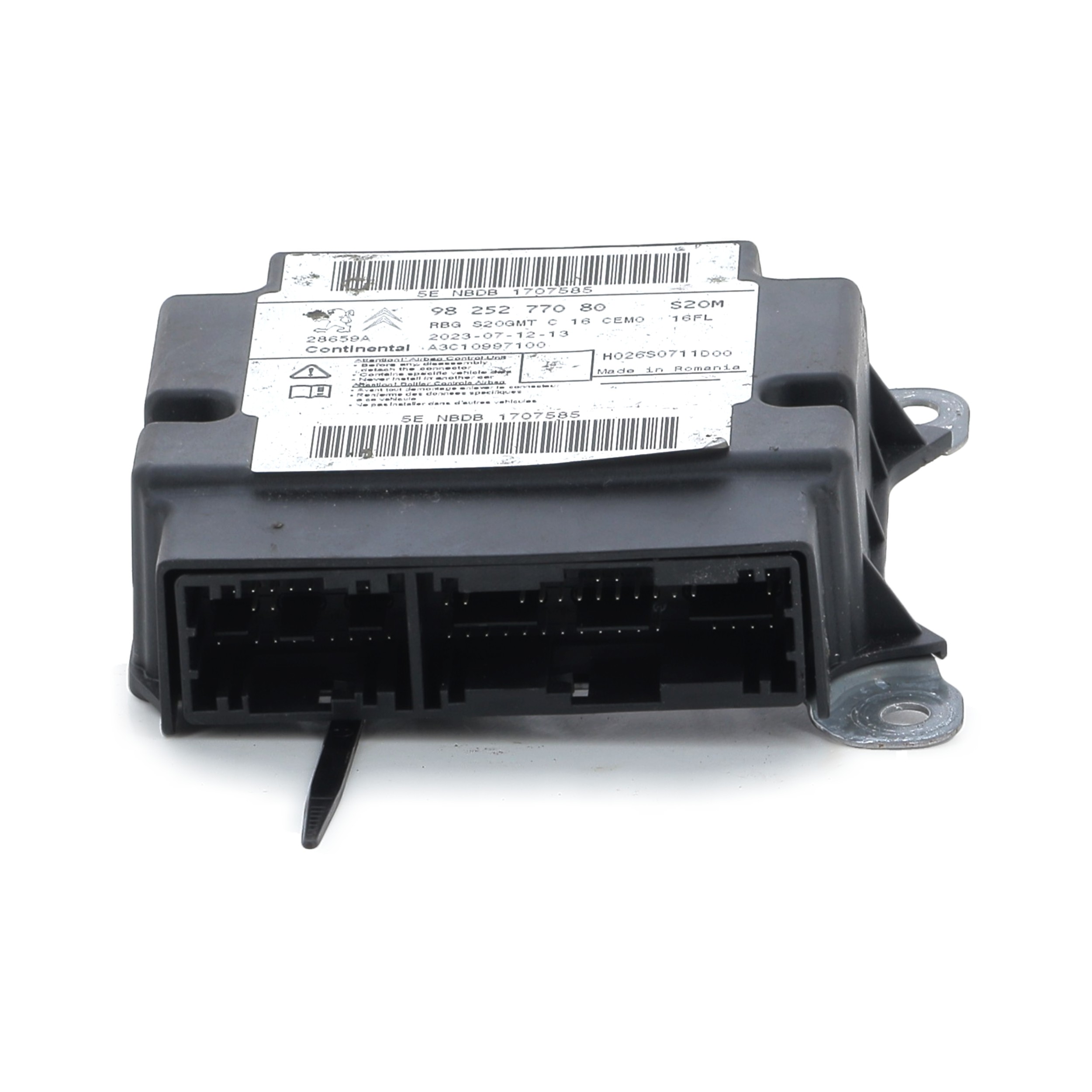 Calculateur d'airbag 1629061480 - CITROEN C3 AIRCROSS PH 2 1.2 PTEC - H0-4271S H0-4271S