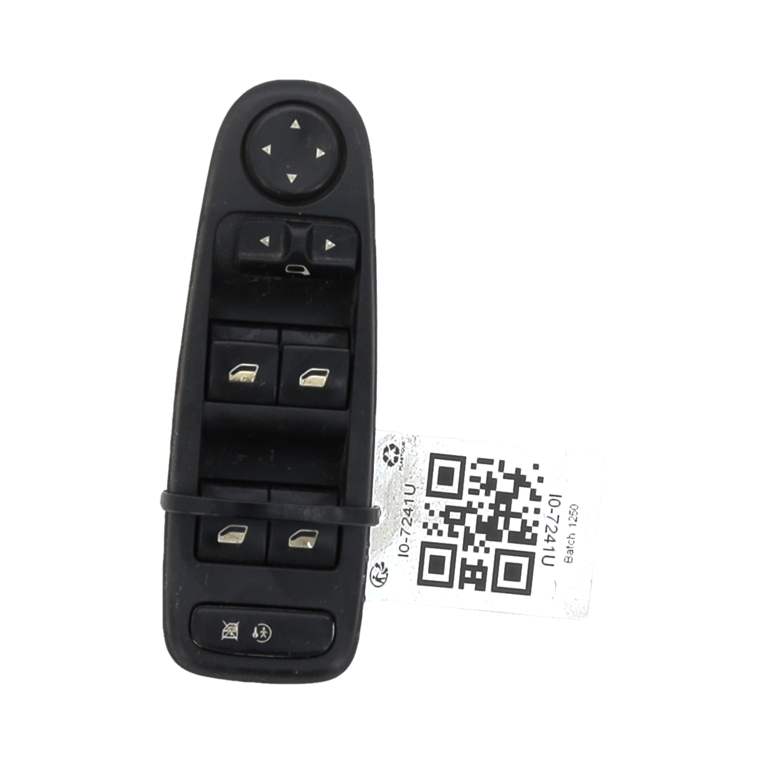 Platine de commande lève-vitre gauche 00006554YC - CITROEN C4 PICASSO 1 1.6 HDI - I0-7241U I0-7241U