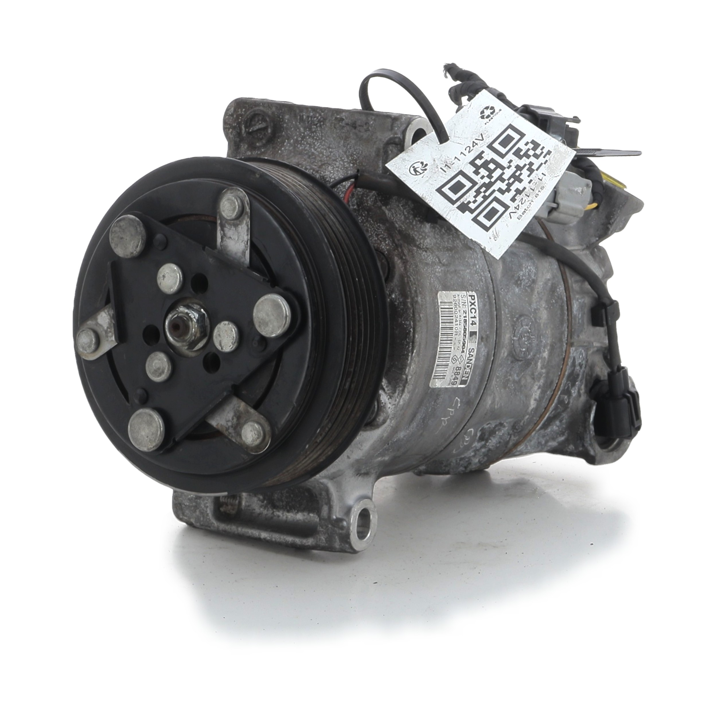 Compresseur de climatisation RENAULT MEGANE 4 PH.1 BDCI 95 réf. 926006923R I1-1124V I1-1124V