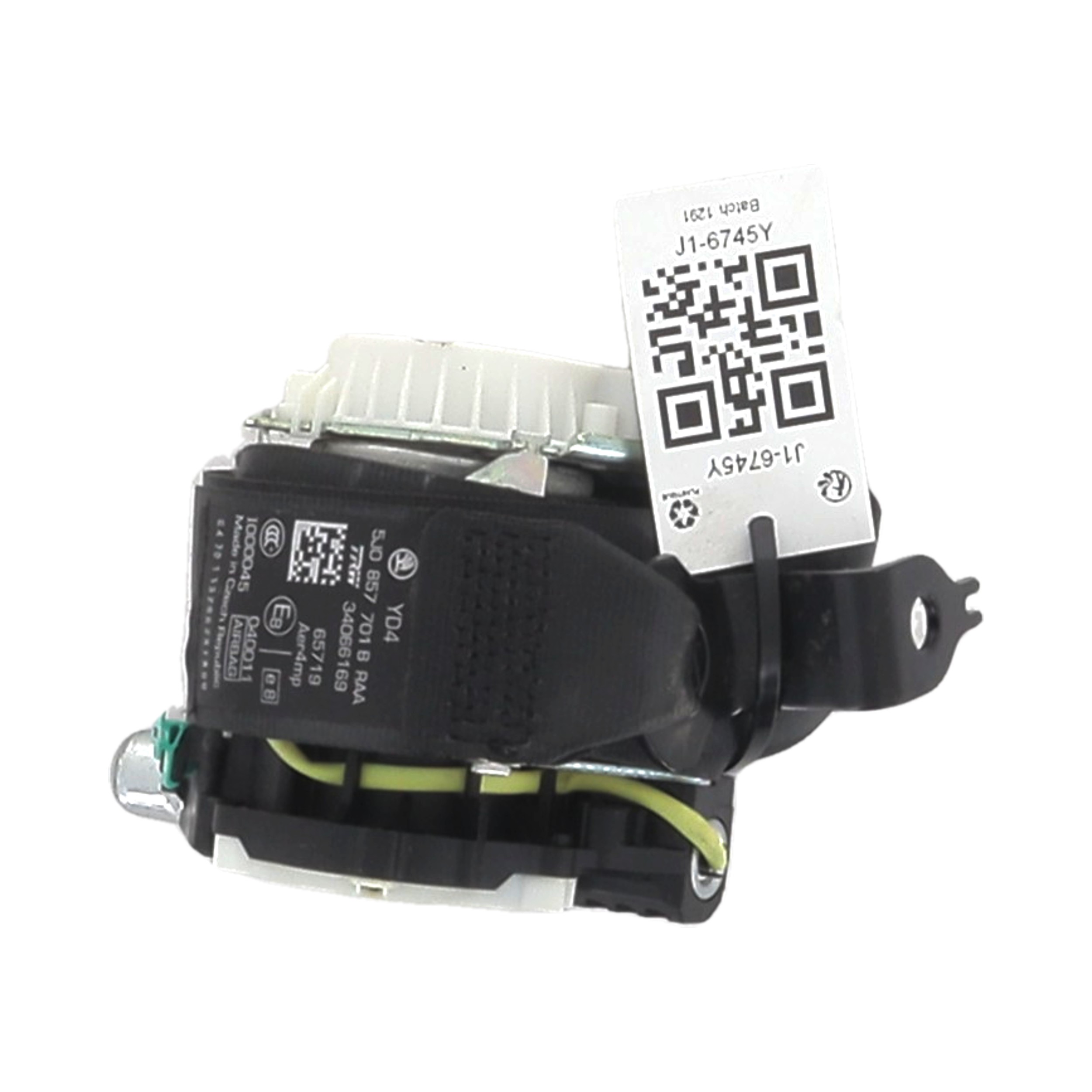 Ceinture avant gauche SKODA FABIA 2 PH.2 réf. 5J0857701BRAA J1-6745Y J1-6745Y