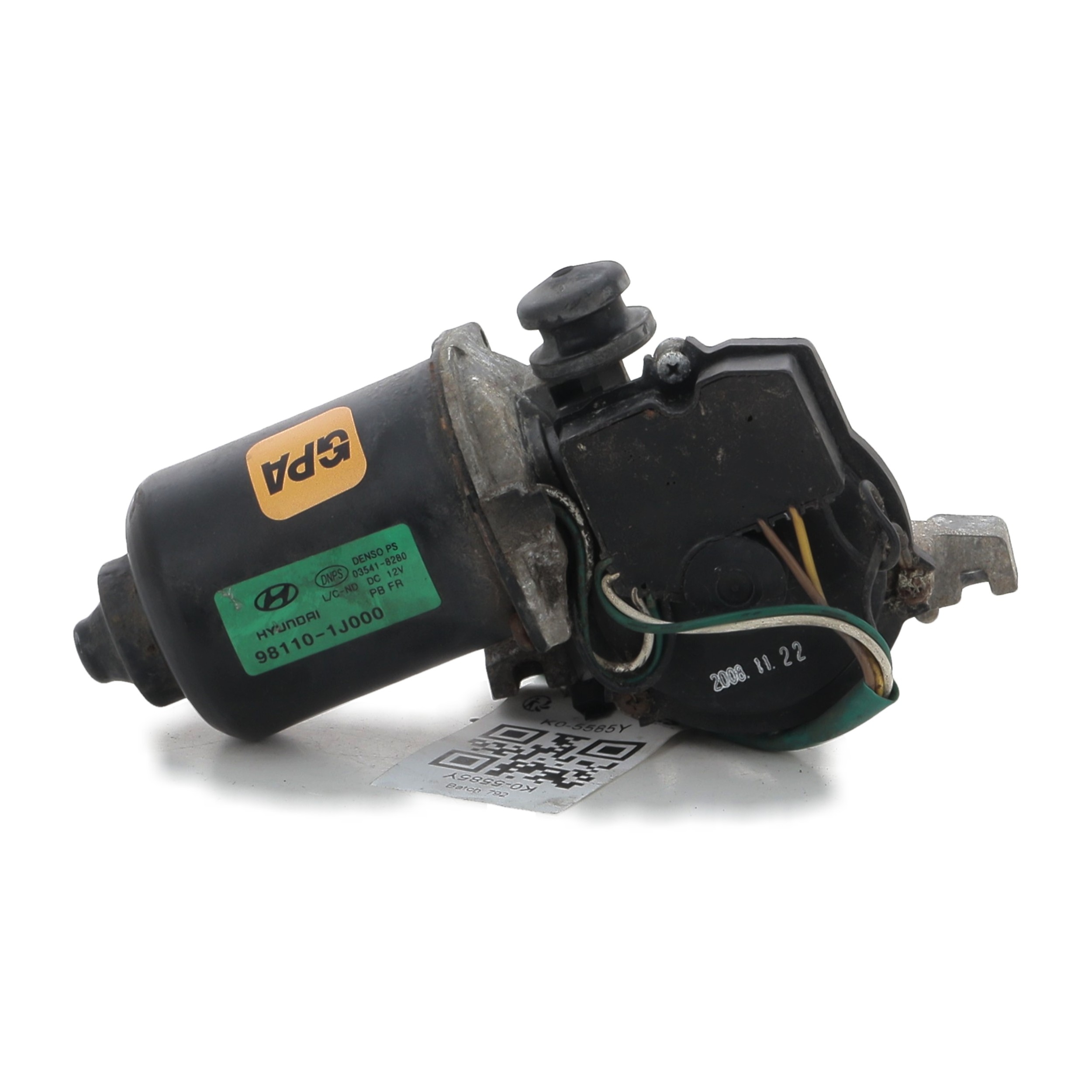 Moteur d'essuie glace avant réf. 981101J000 HYUNDAI I20 1 PH.1 K0-5585Y K0-5585Y