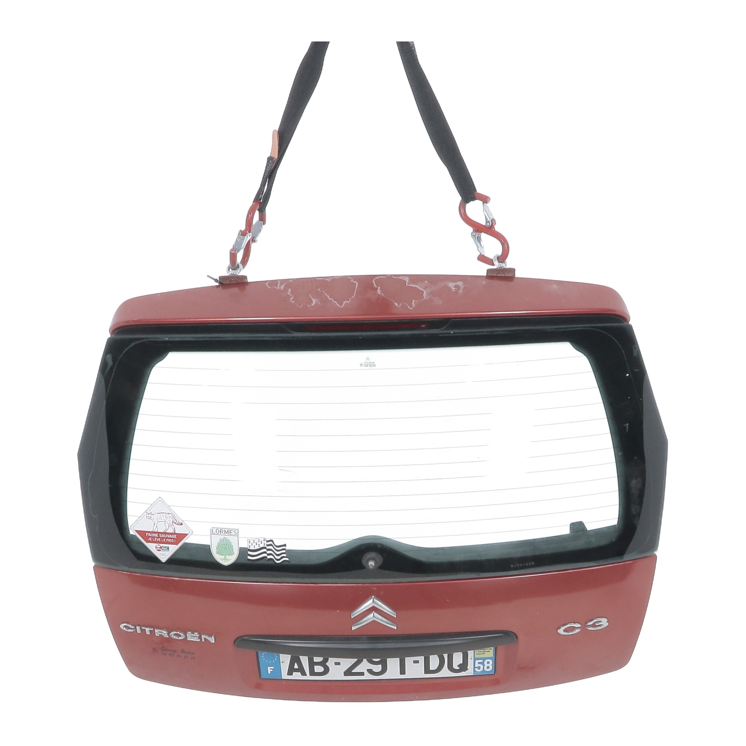 Hayon CITROEN C3 1 PH.2 ROUGE FONCE réf. 00008701Q2 K0-7985M K0-7985M