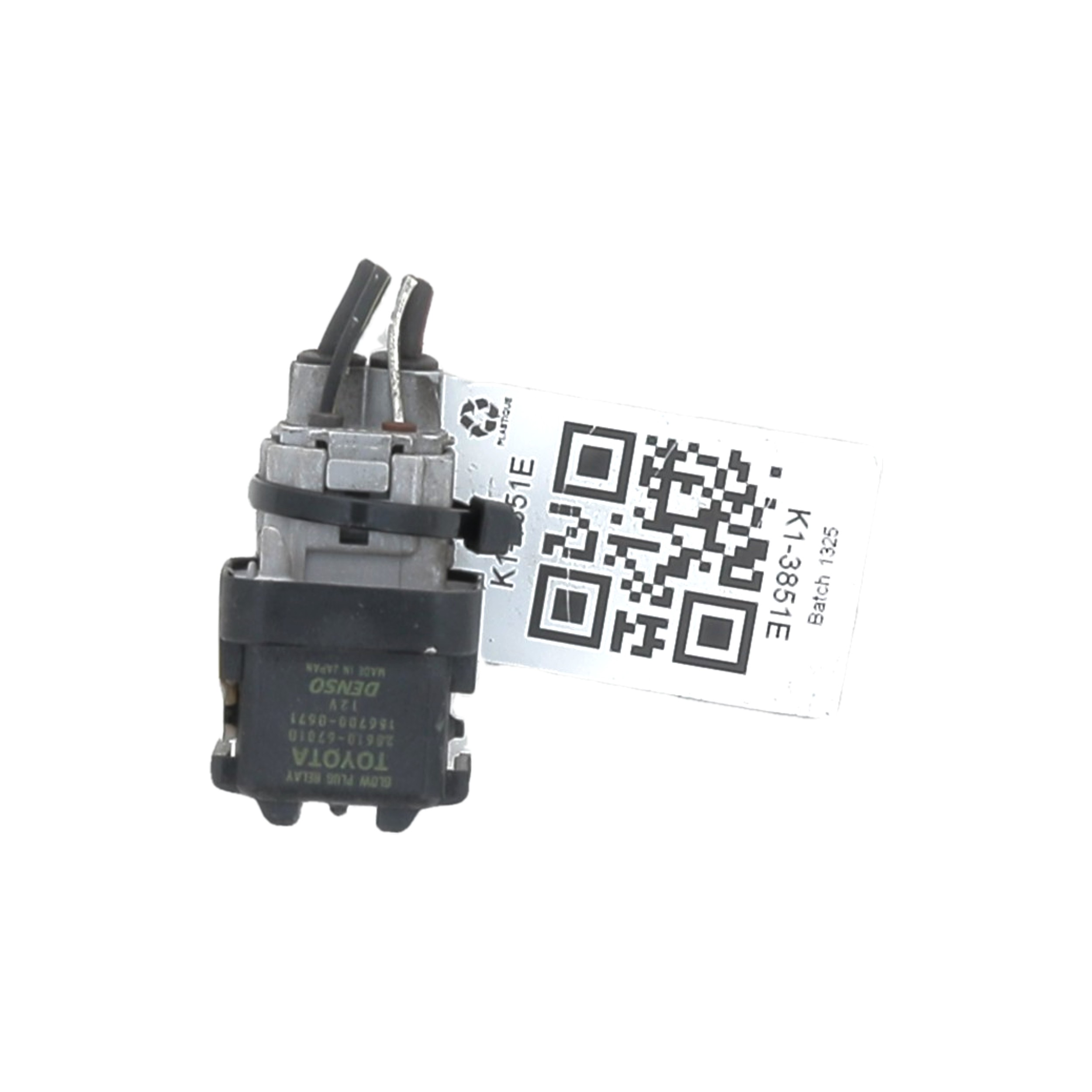 Relais de préchauffe 2861067010 - TOYOTA YARIS 1 PH.2 D4D - K1-3851E K1-3851E