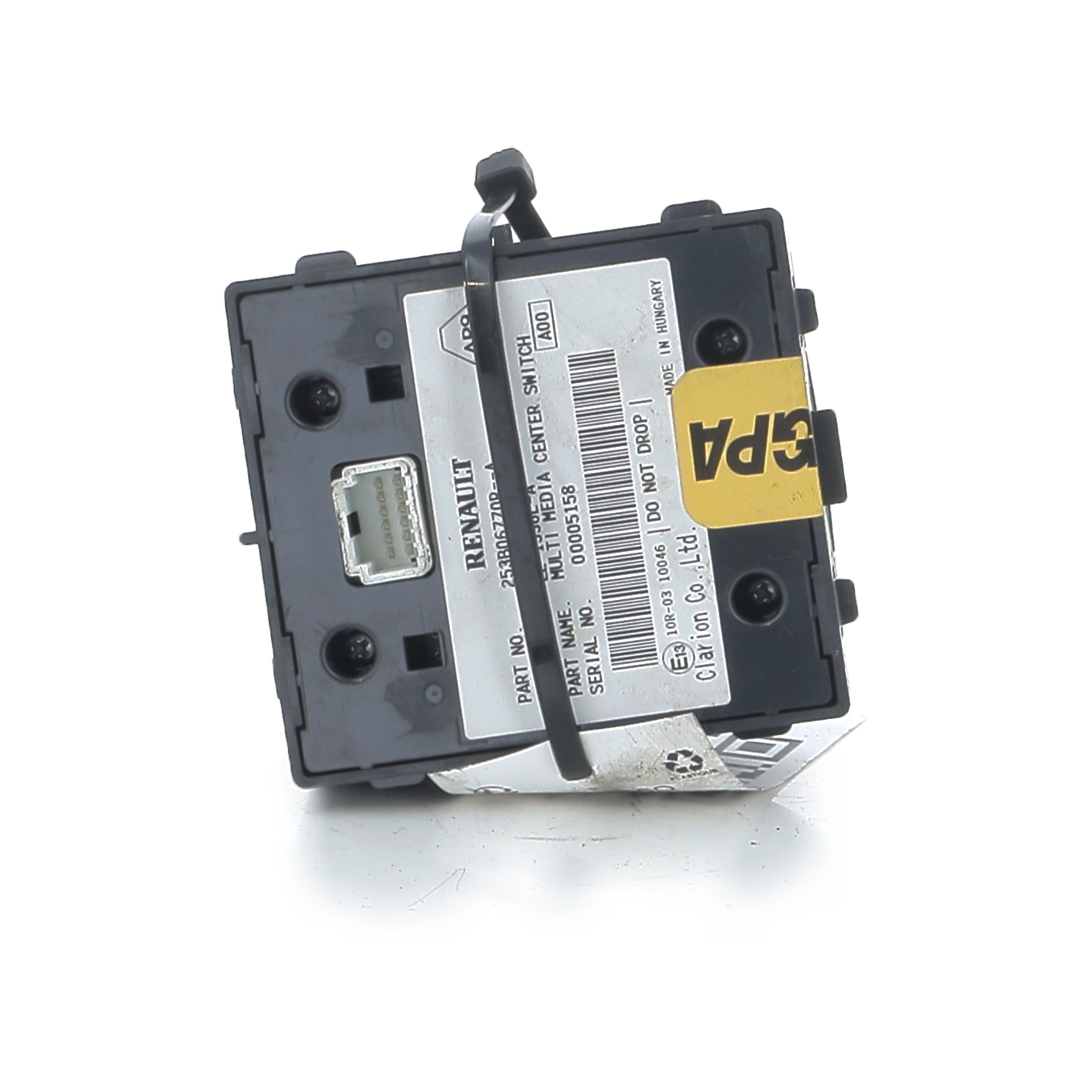 Commande multimédia 253B06770R - RENAULT LAGUNA ESTATE 3 PH.3 2.0 DCI - K1-3996Q K1-3996Q