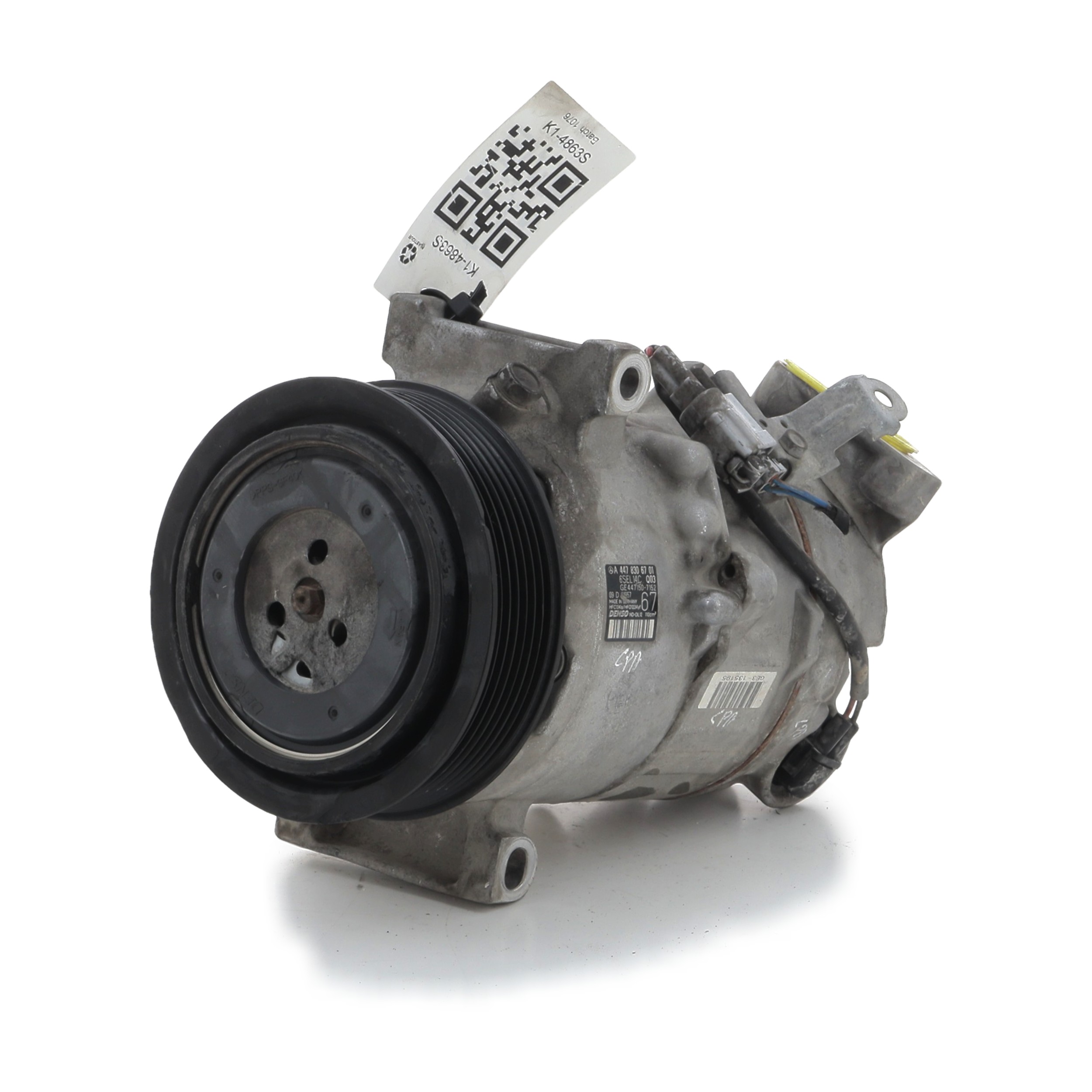 Compresseur de climatisation MERCEDES VITO EXTRA LONG 3 -NS1K_TYPE réf. 4478306701 K1-4863S K1-4863S