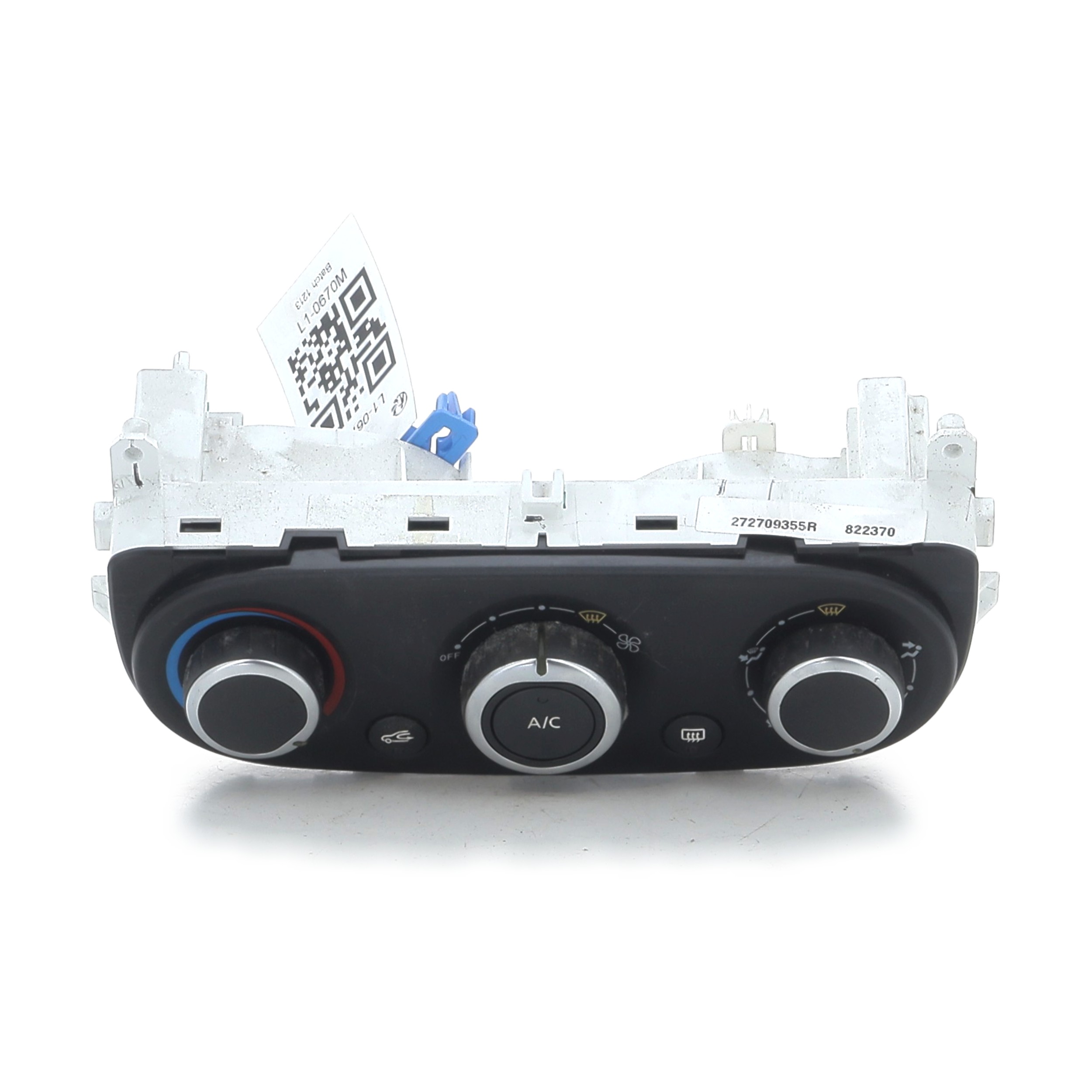 Commande de chauffage 275107188R - RENAULT CLIO 4 PH.2 TCE 75 - L1-0670M L1-0670M