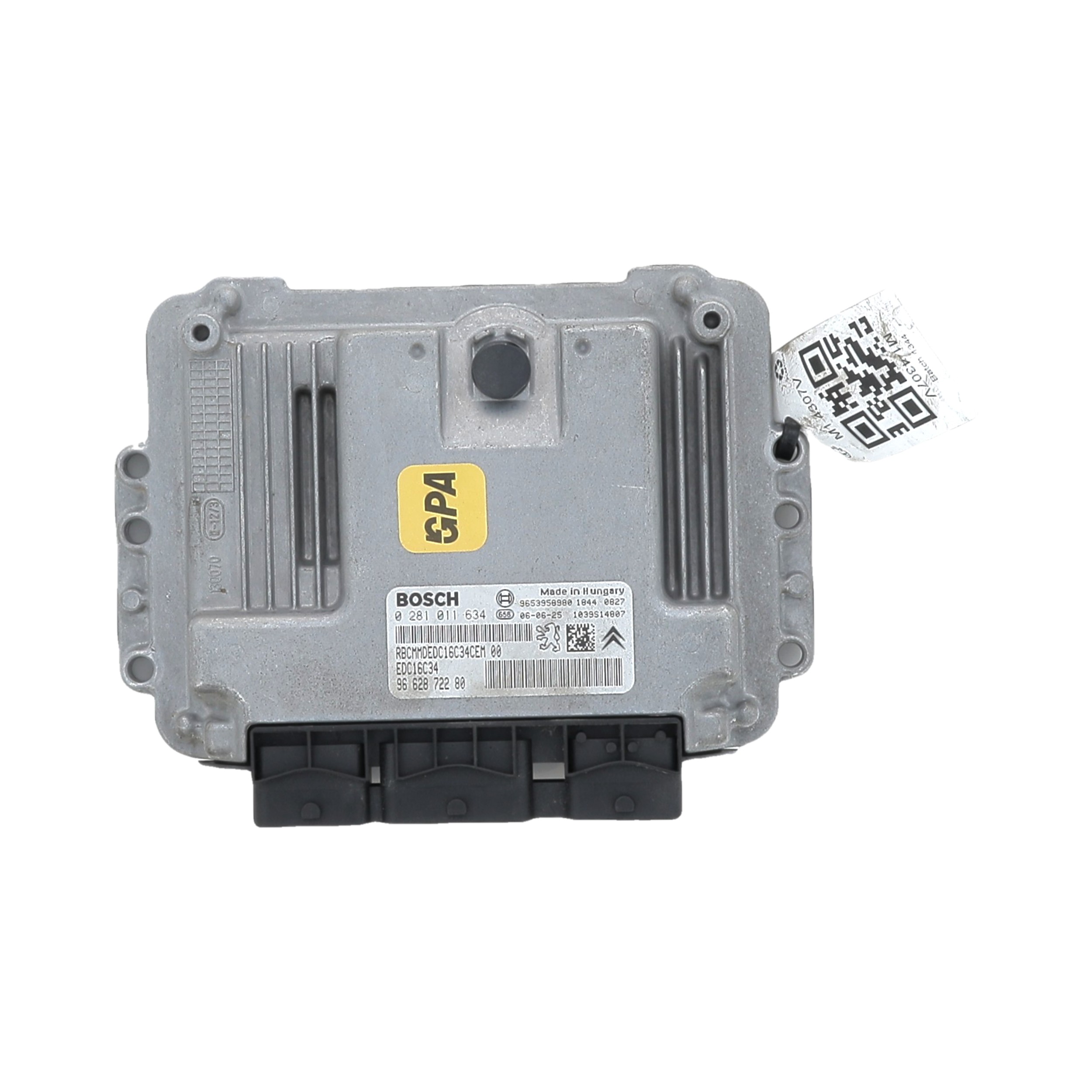 Calculateur moteur 9662872280 - PEUGEOT 307 SW PH.2 SW HDI - M1-4307V M1-4307V