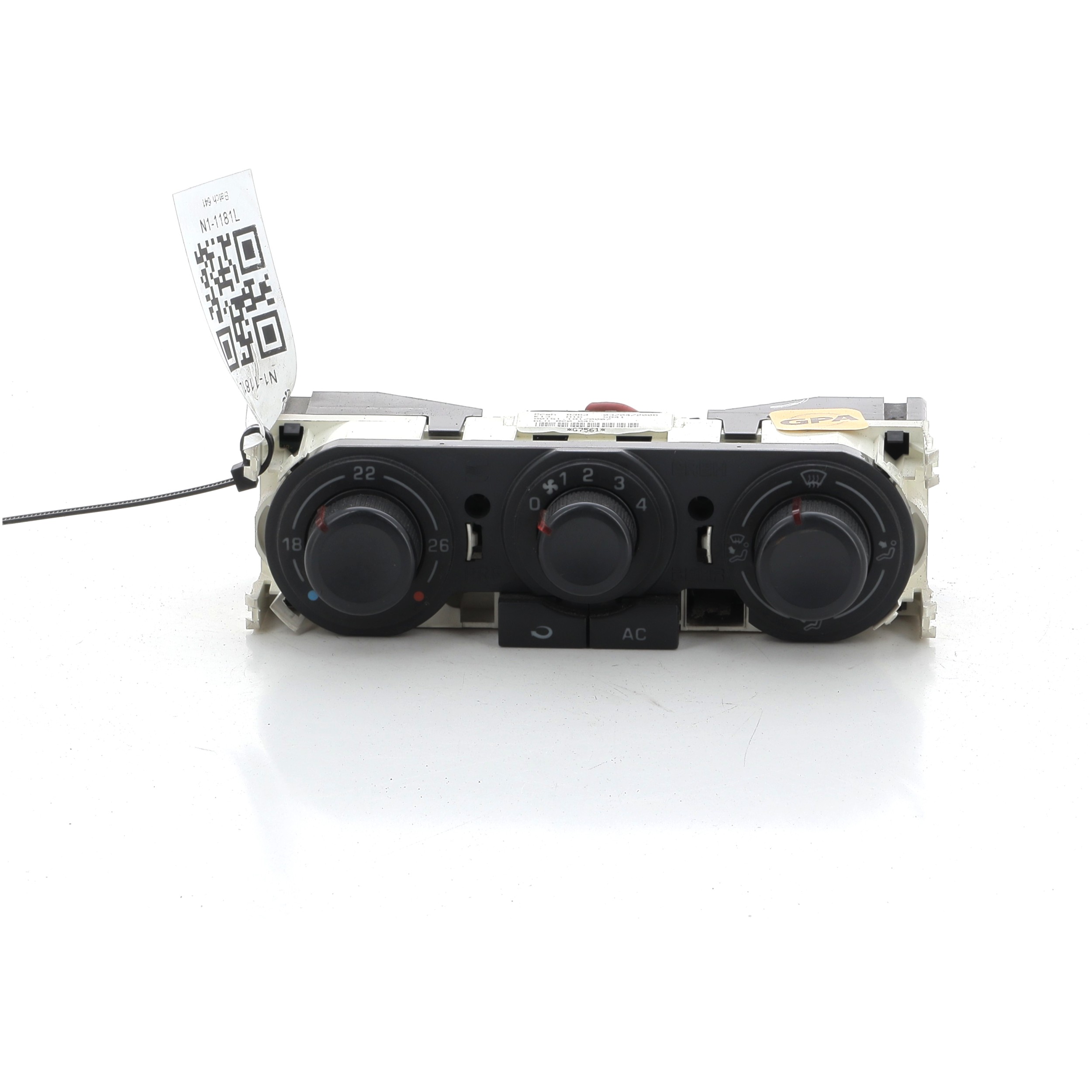 Commande de chauffage 6L0820045NEE - SEAT IBIZA 3 PH.2 1.2 12V - N1-1181L N1-1181L