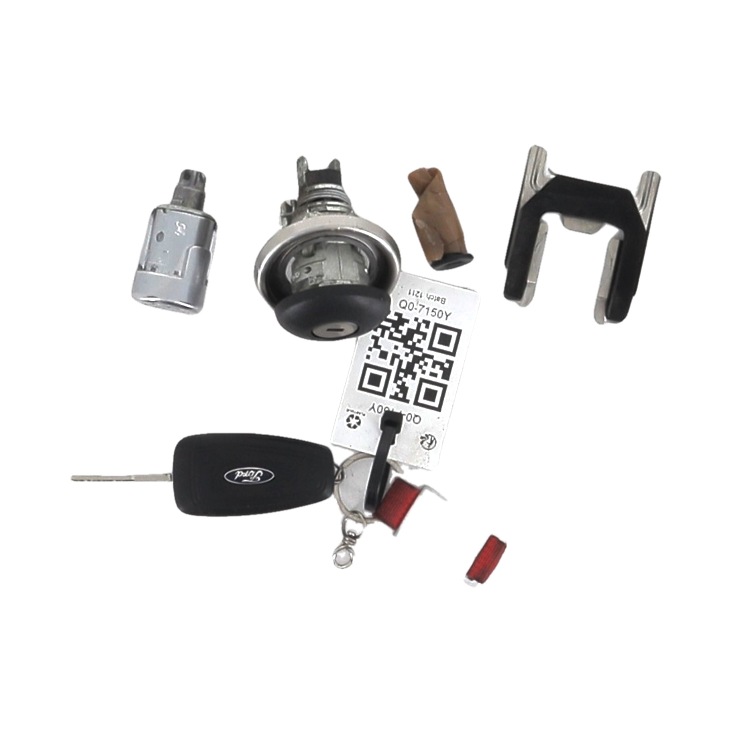 Neiman kit complet (barillet serrure clé) FORD TRANSIT COURIER PH.2 Q0-7150Y Q0-7150Y