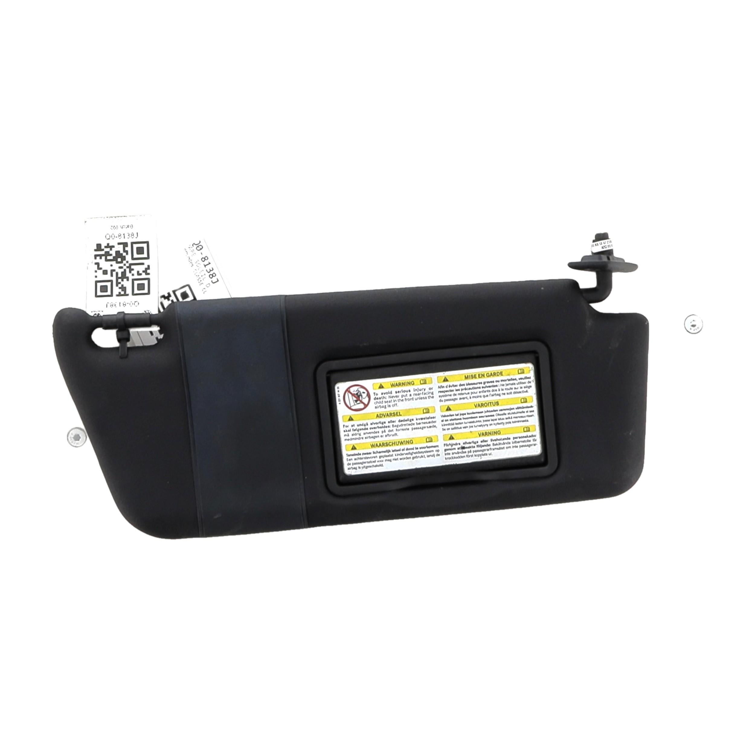 Pare-soleil droit 20381016109E86 - MERCEDES CLASSE CLC 2 CLC CDI - Q0-8138J Q0-8138J