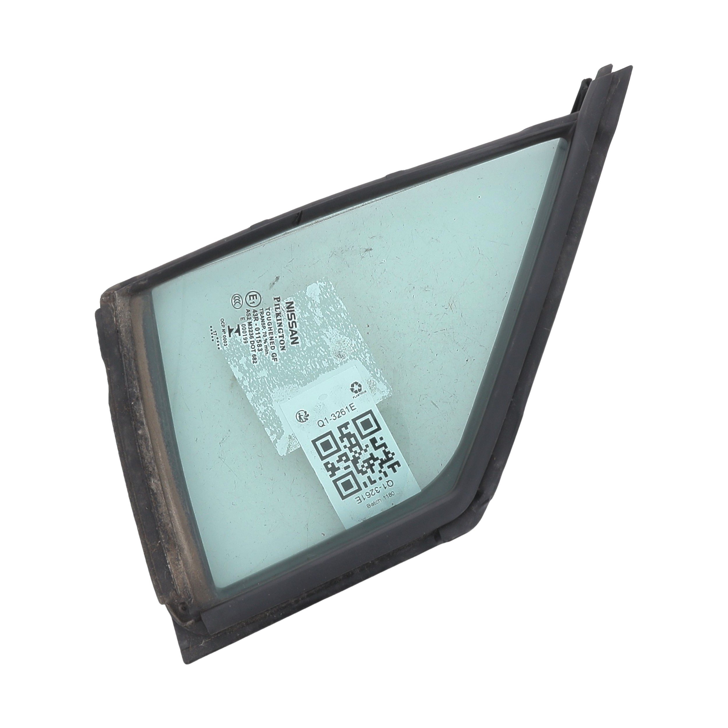 Vitre de custode avant droite 802B25FA0A - NISSAN MICRA 5 0.9 IGT - Q1-3261E Q1-3261E