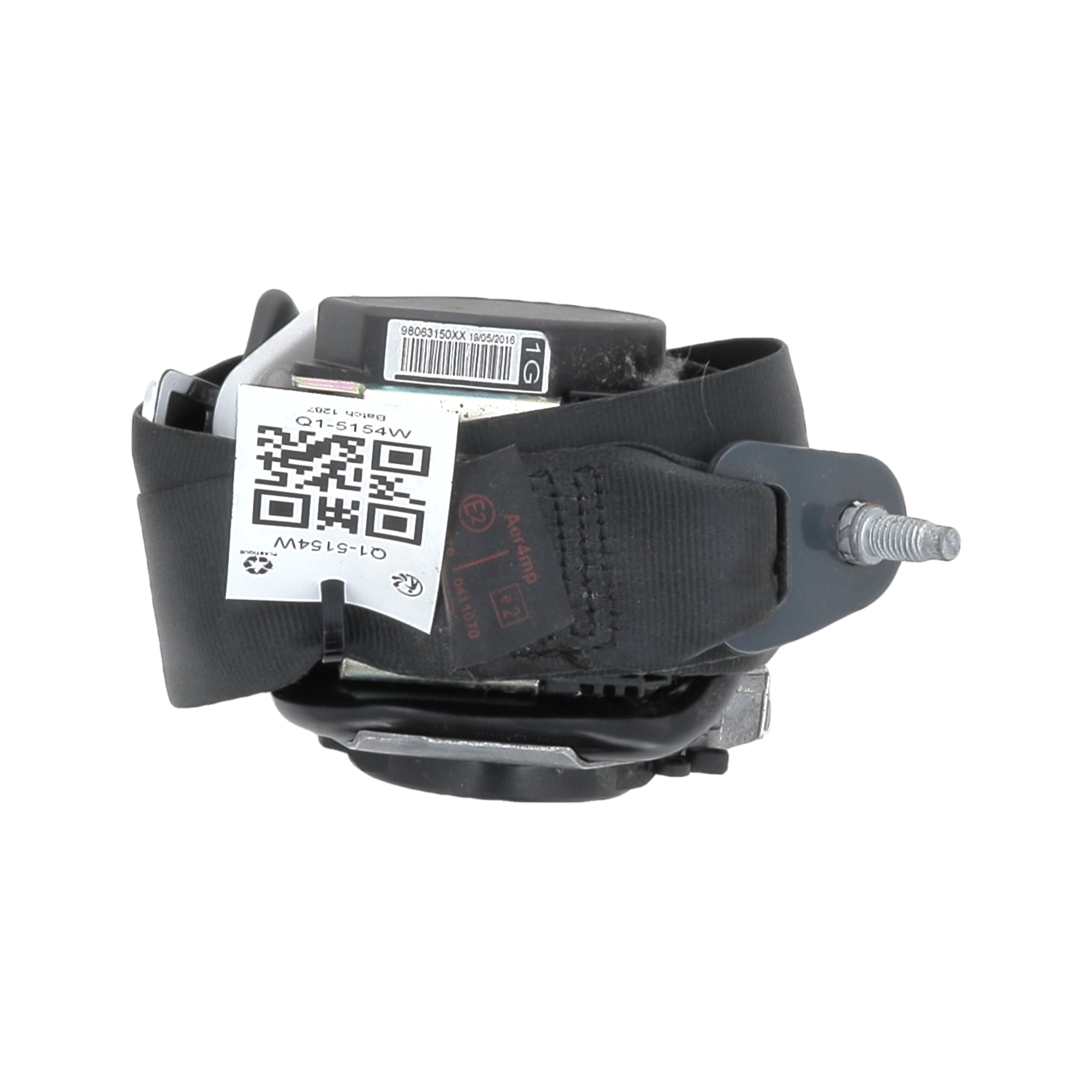 Ceinture avant gauche PEUGEOT 208 1 PH.2 réf. 98063150XX Q1-5154W Q1-5154W