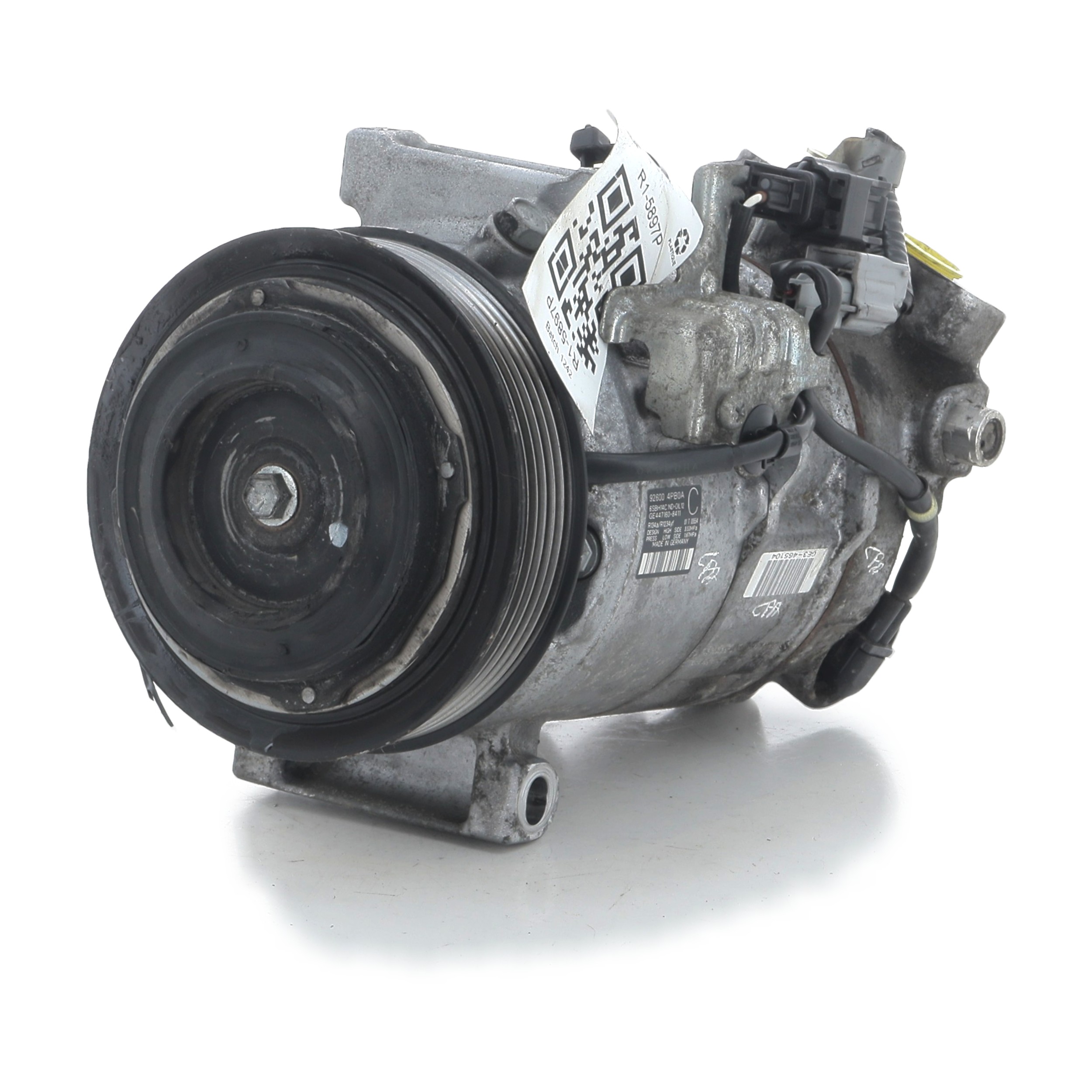 Compresseur de climatisation NISSAN QASHQAI 2 PH.1 DIGT 163 réf. 92600-4PB0A-RE R1-5897P R1-5897P