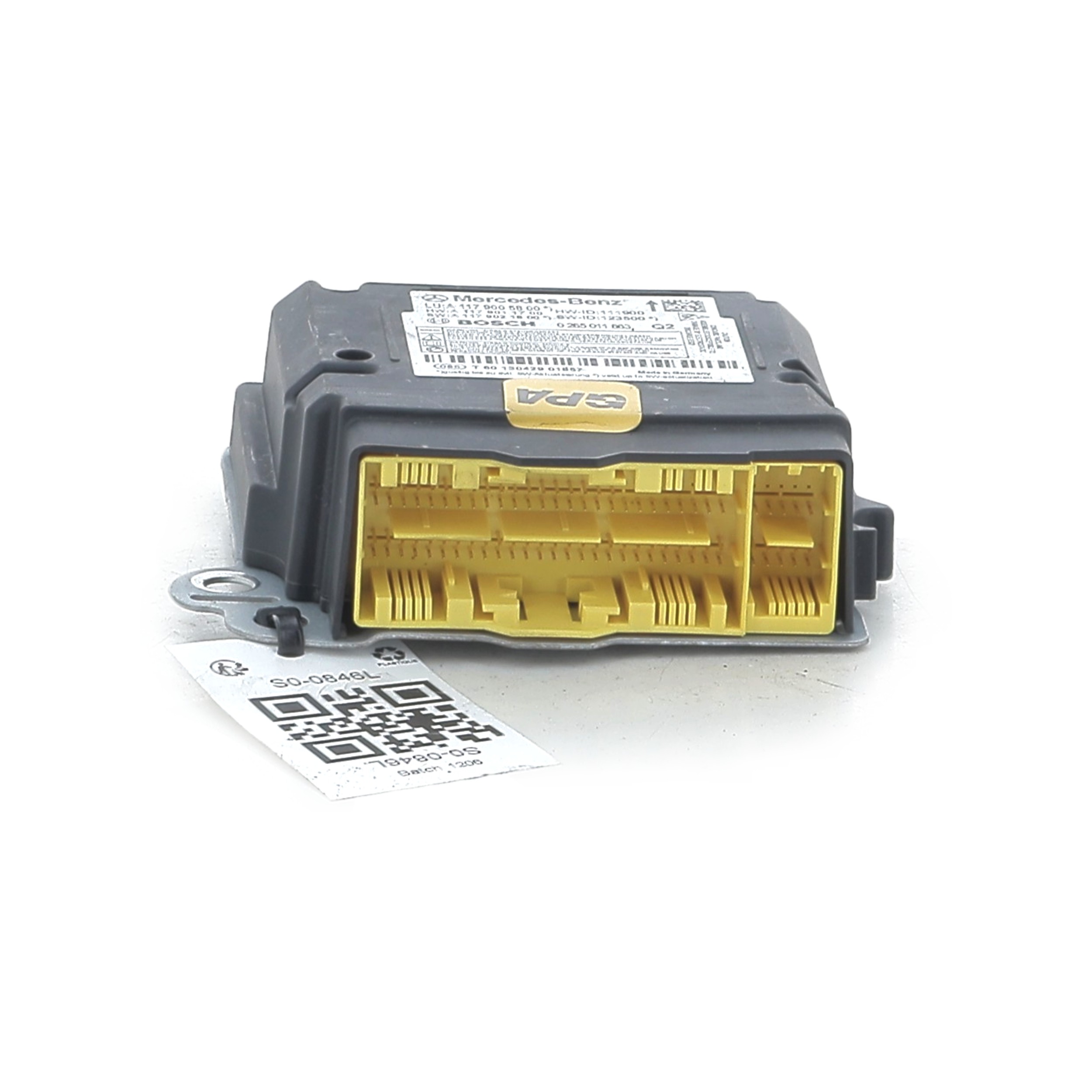 Calculateur d'airbag 1179009200 - MERCEDES CLASSE A 3 PH.1 180 CDI - S0-0846L S0-0846L