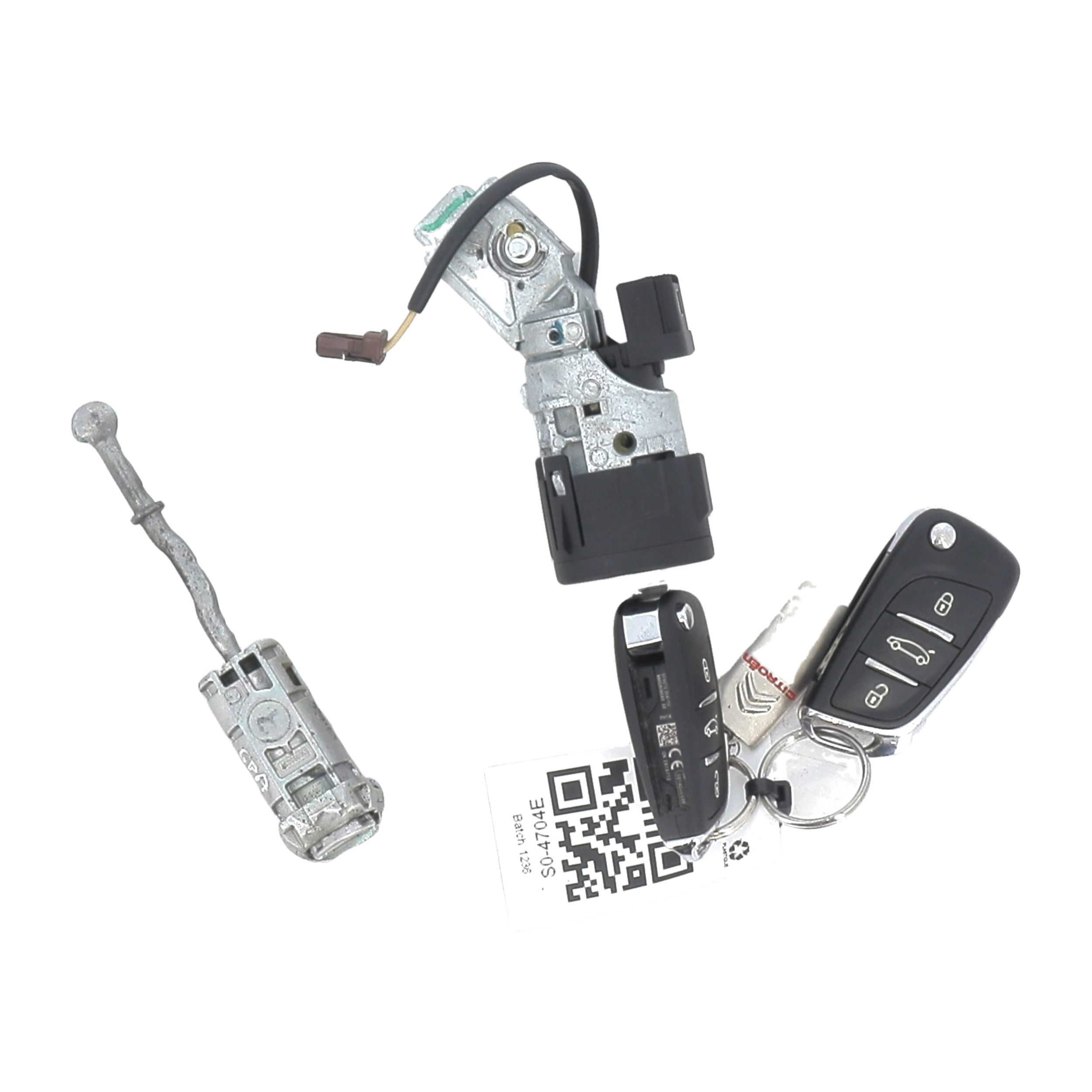 Neiman kit complet (barillet serrure clé) CITROEN DS4 1 PH.1 S0-4704E S0-4704E