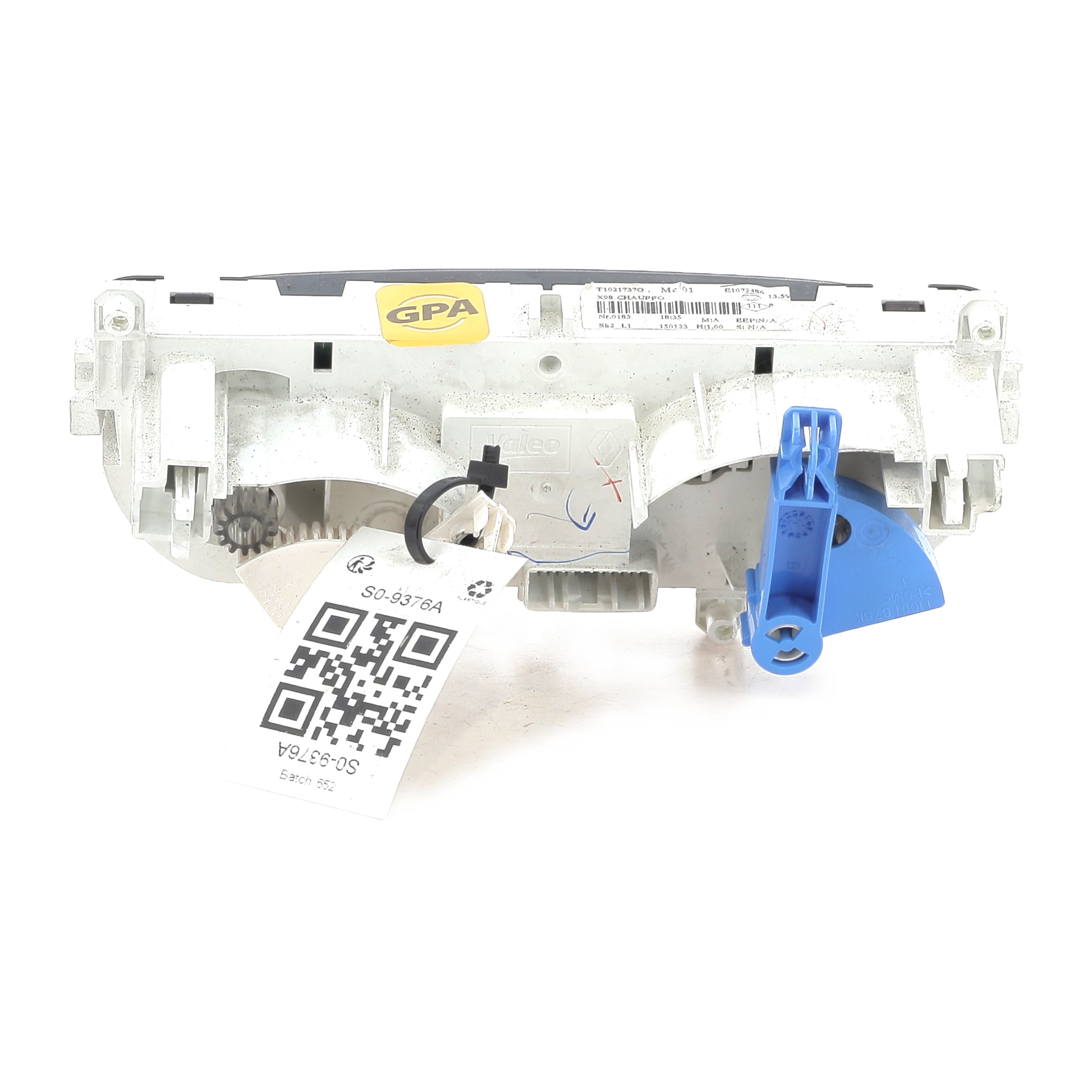 Commande de chauffage 275707137R - RENAULT CLIO 4 PH.1 DCI 75 - S0-9376A S0-9376A